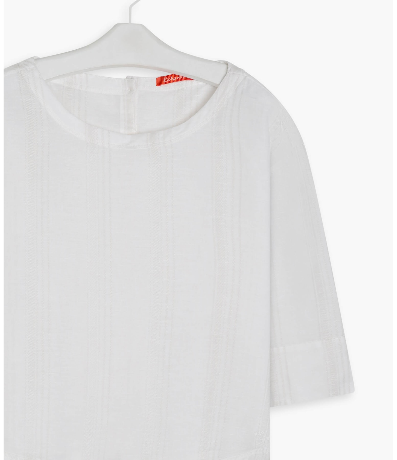 Blusa Linho  Adalia Stripe Branco