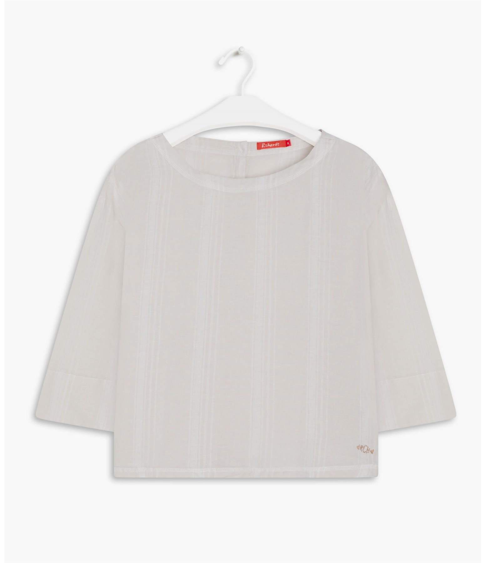 Blusa Linho  Adalia Stripe Natural