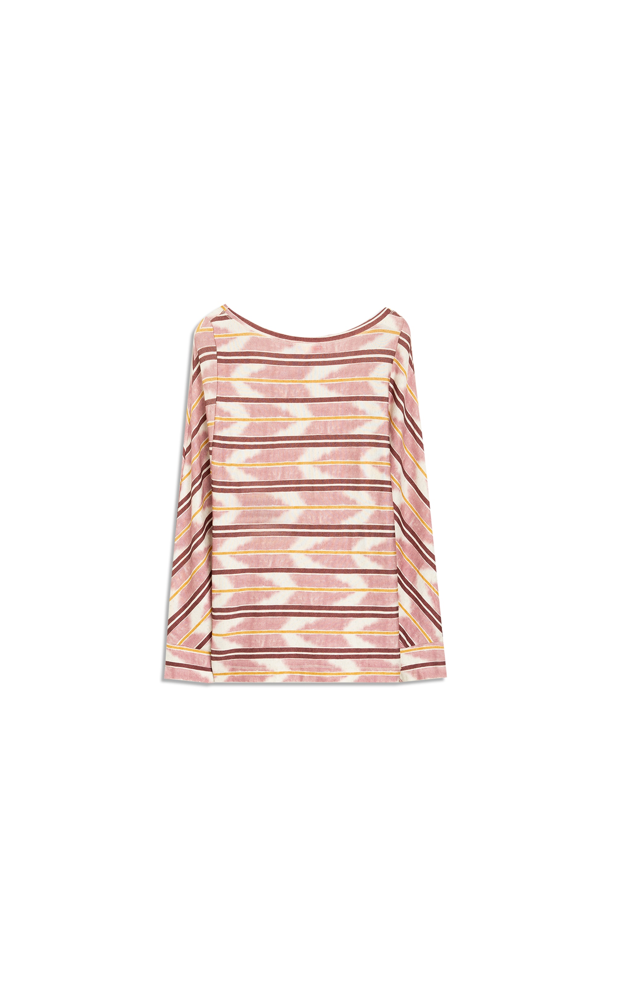 Blusa Linho  Aimi Estampa Ikat Blush
