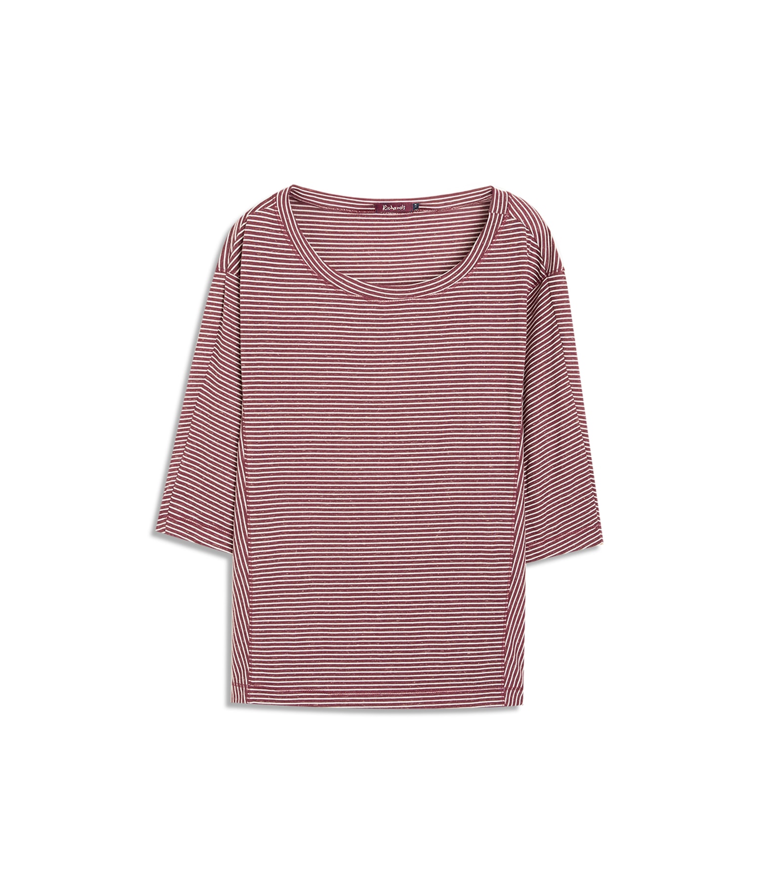  Blusa Linho  Akemi Listrada Bordeaux