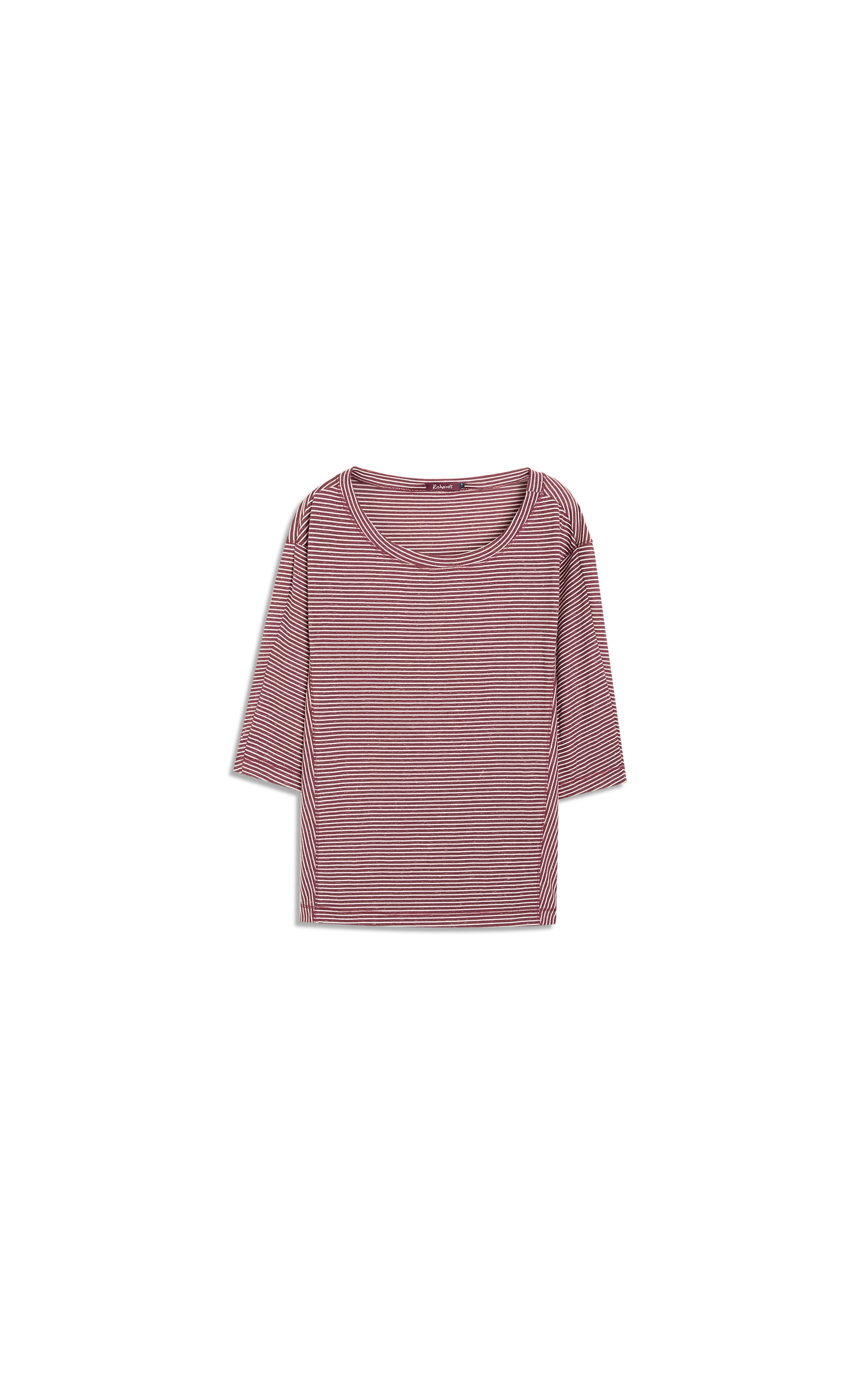  Blusa Linho  Akemi Listrada Bordeaux