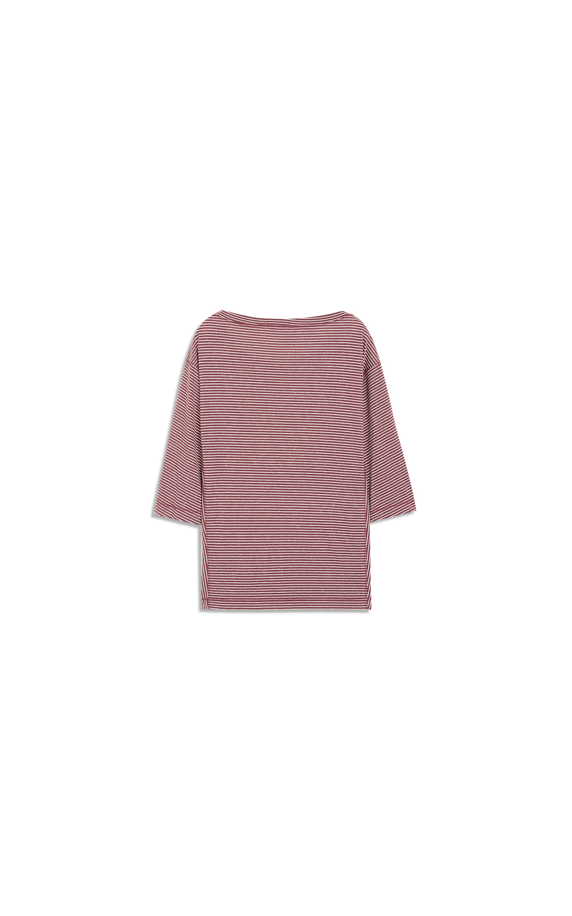  Blusa Linho  Akemi Listrada Bordeaux