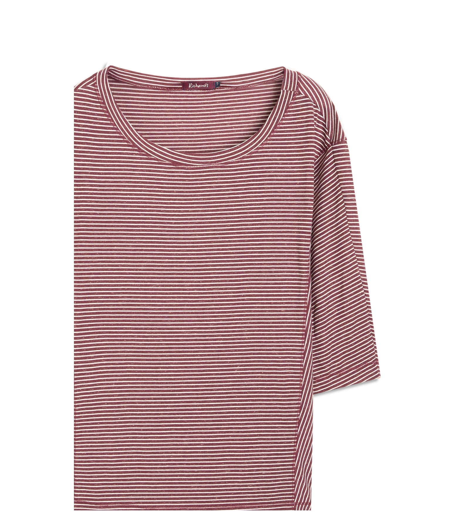 Blusa Linho  Akemi Listrada Bordeaux
