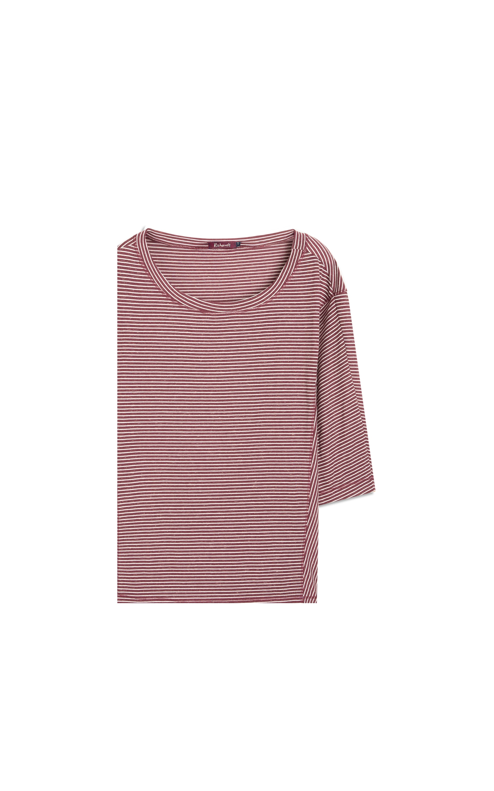  Blusa Linho  Akemi Listrada Bordeaux