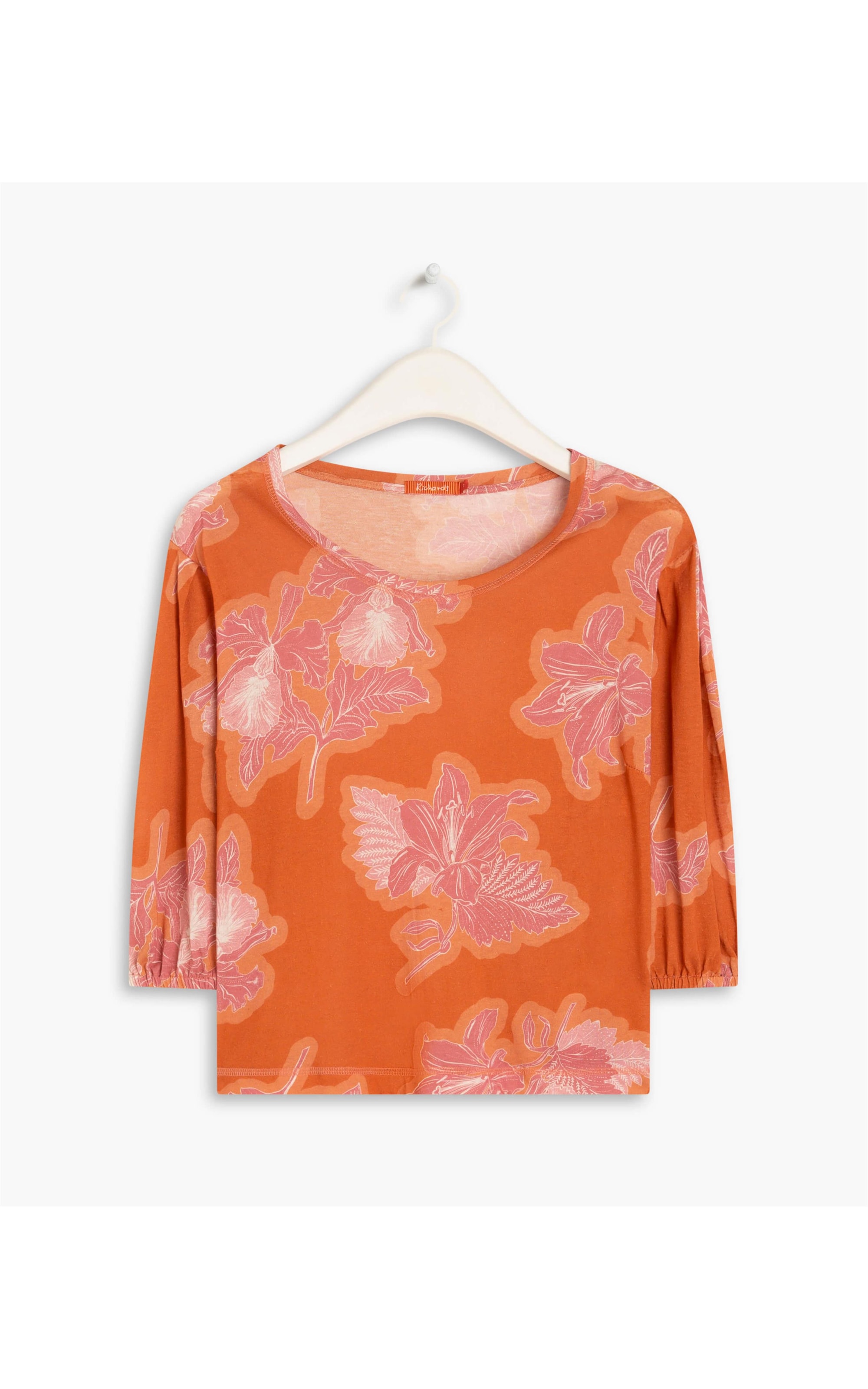 Blusa Linho  Akira Est. Orquídea Purple Blue