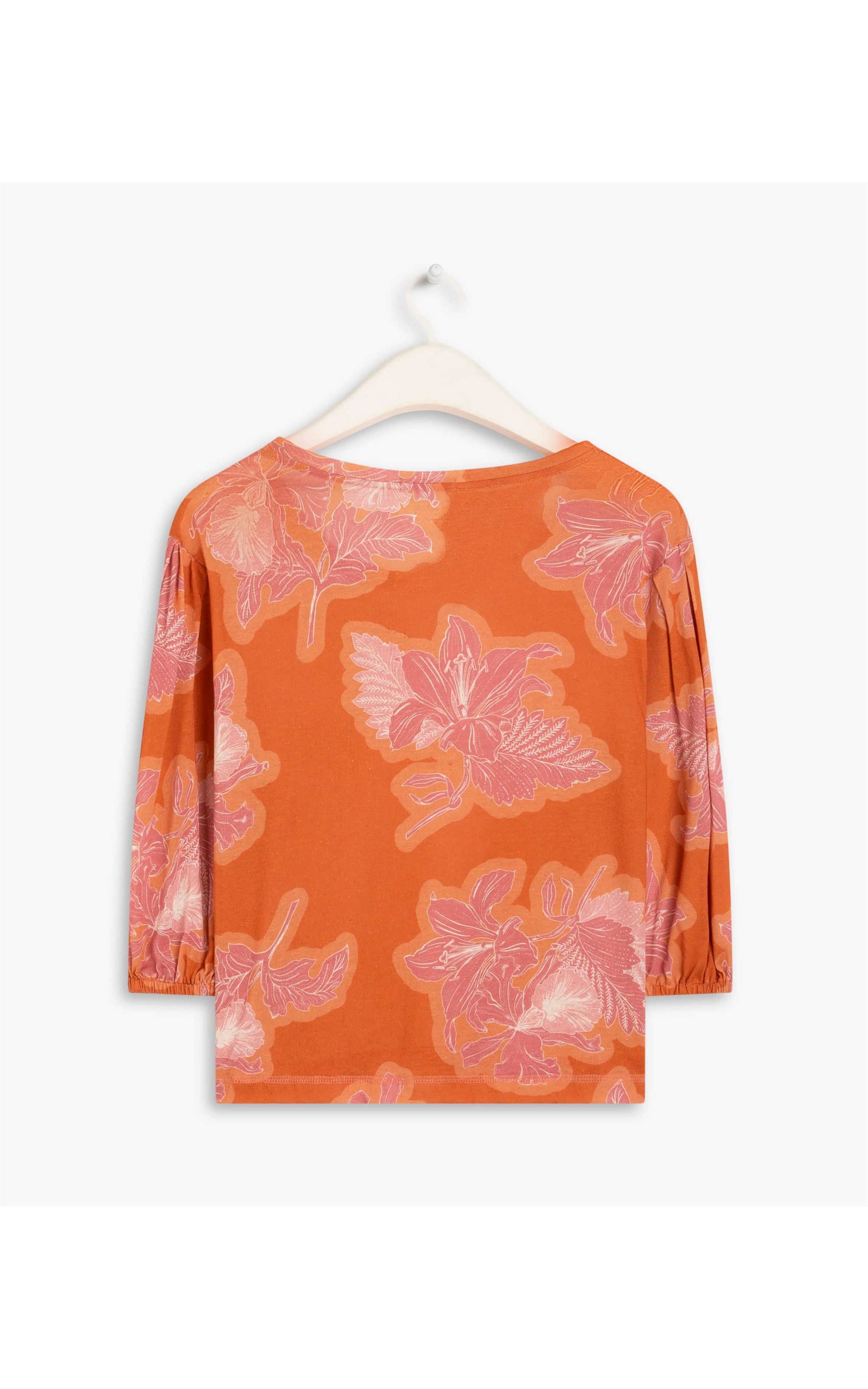 Blusa Linho  Akira Est. Orquídea Purple Blue