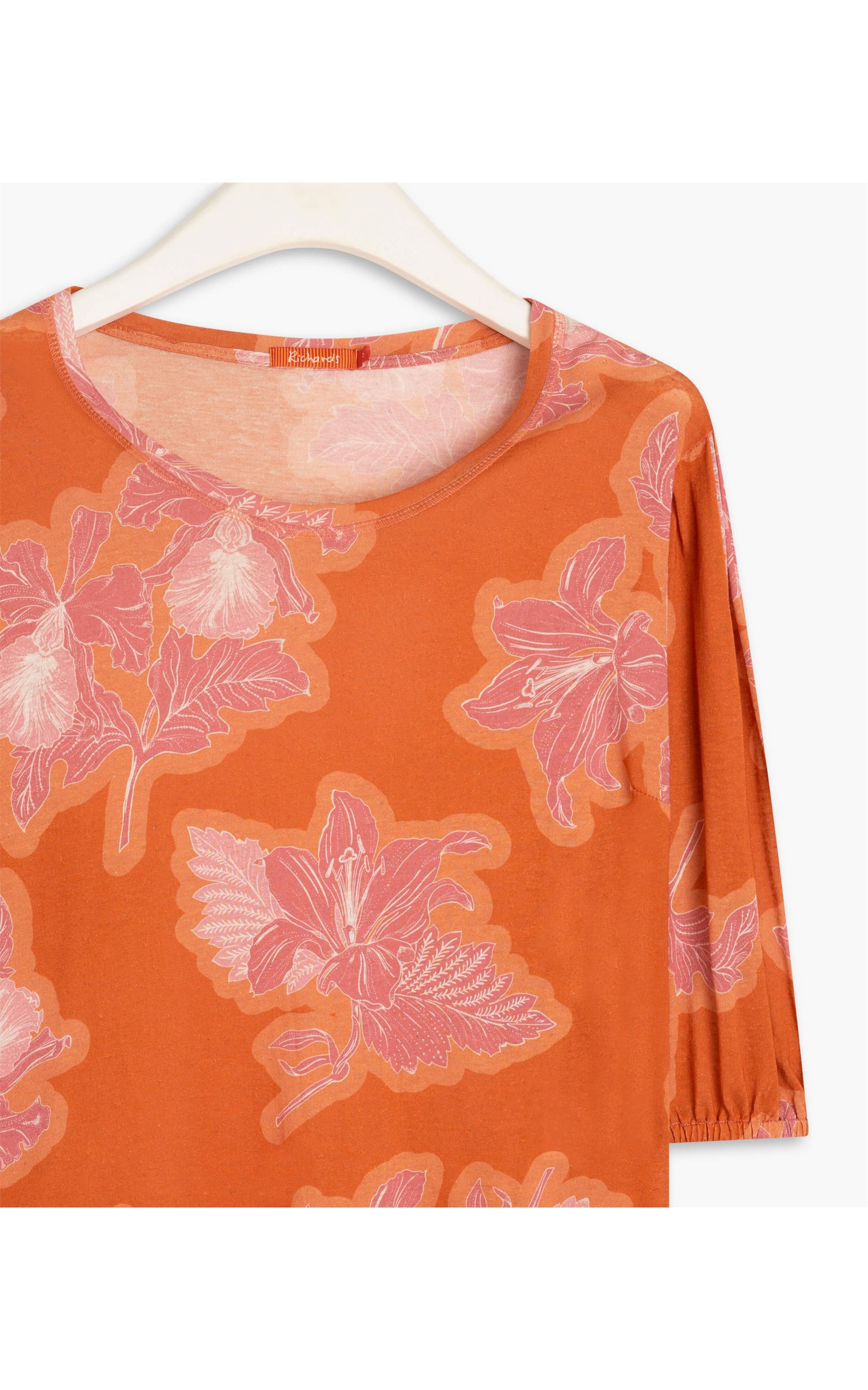 Blusa Linho  Akira Est. Orquídea Purple Blue