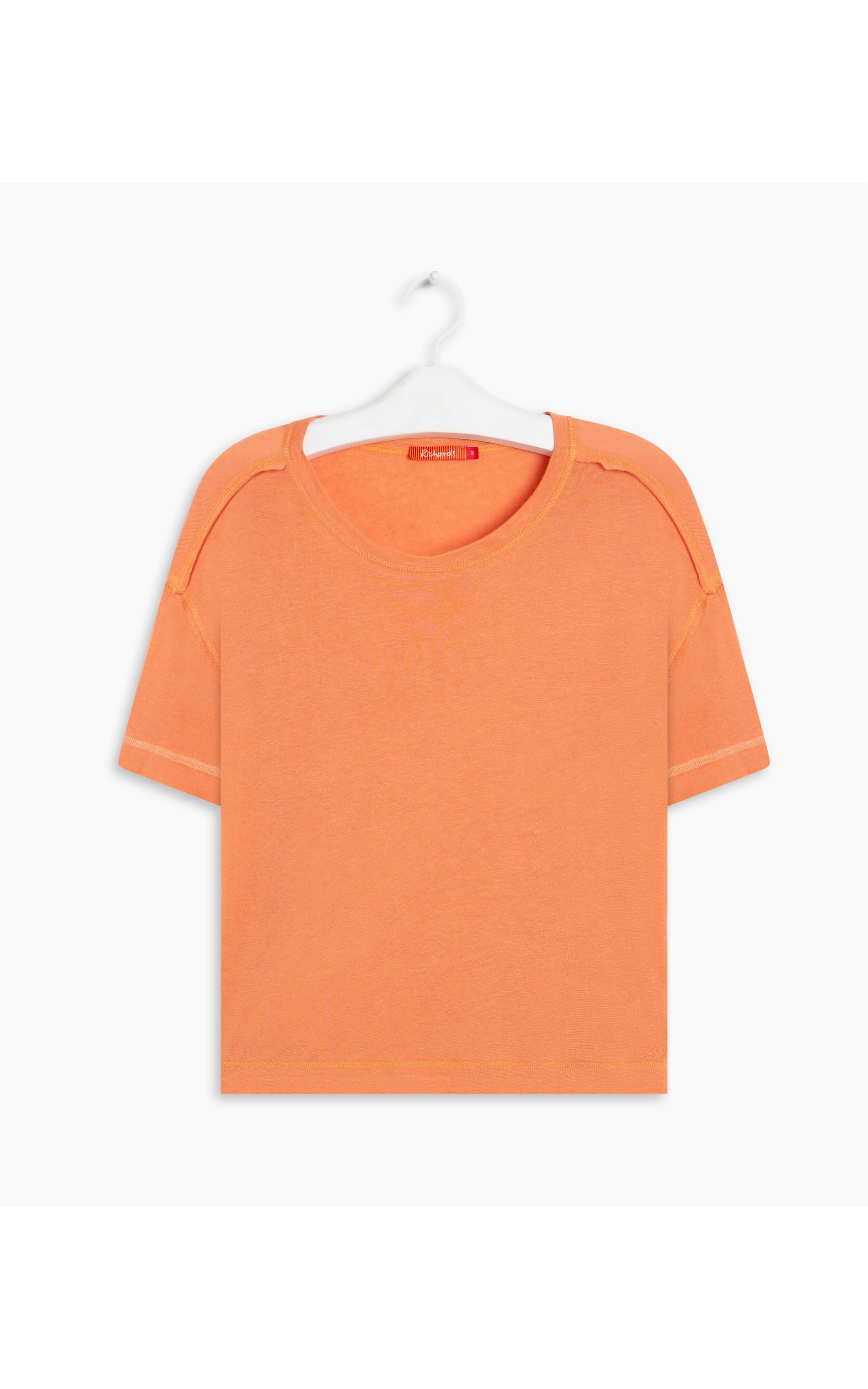 Blusa Linho  Ali  Liso Coral