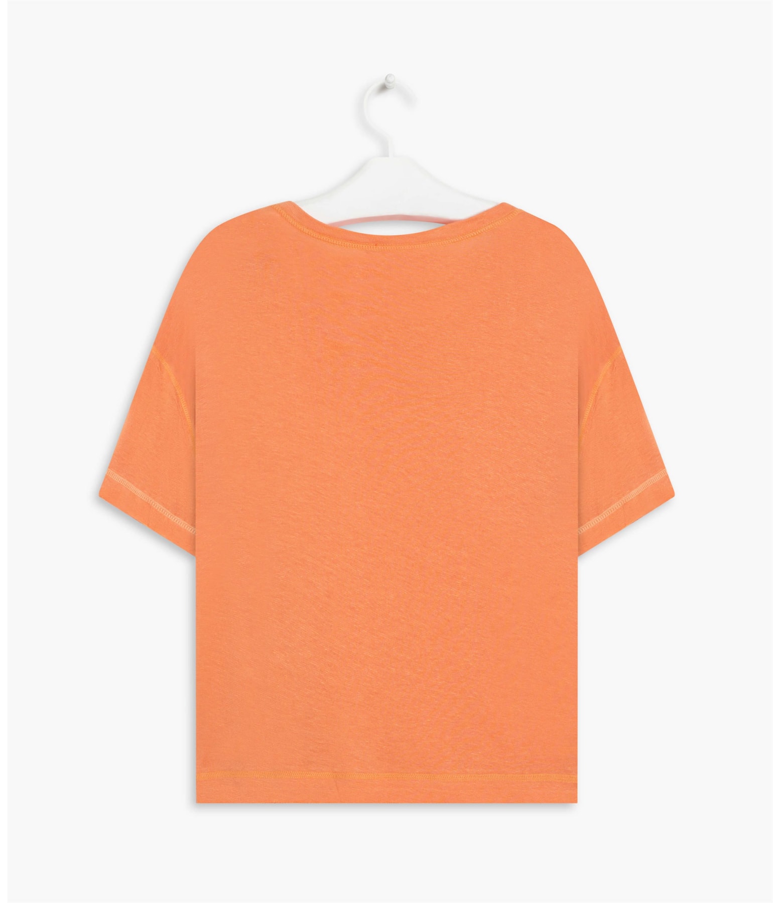 Blusa Linho  Ali  Liso Coral
