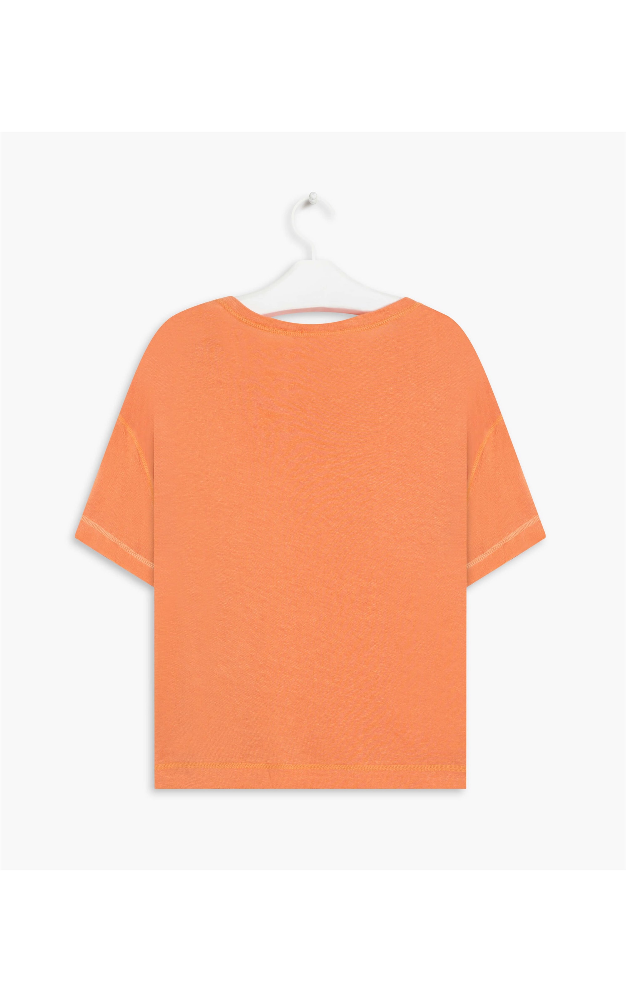Blusa Linho  Ali  Liso Coral