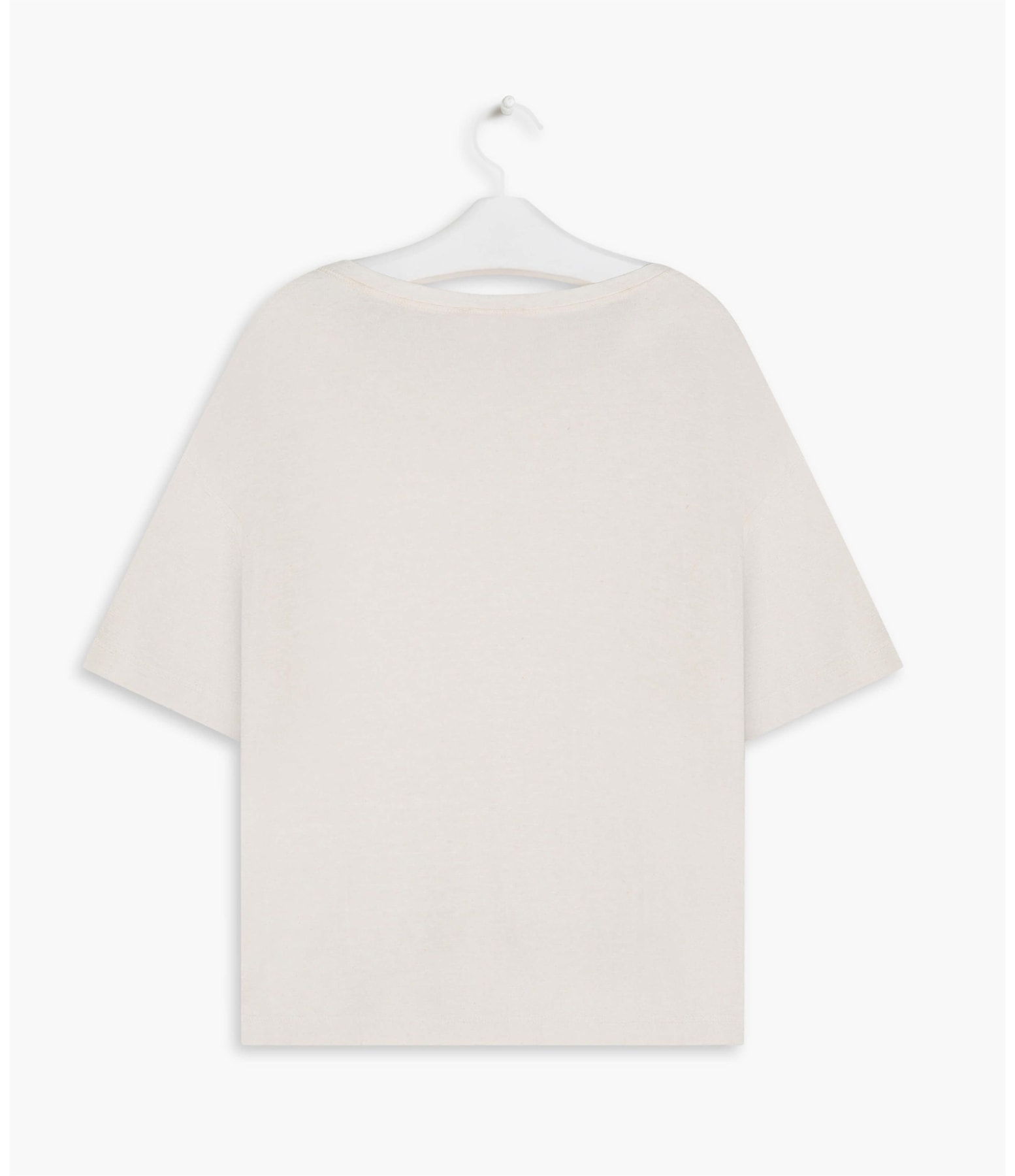 Blusa Linho  Ali  Liso Off White