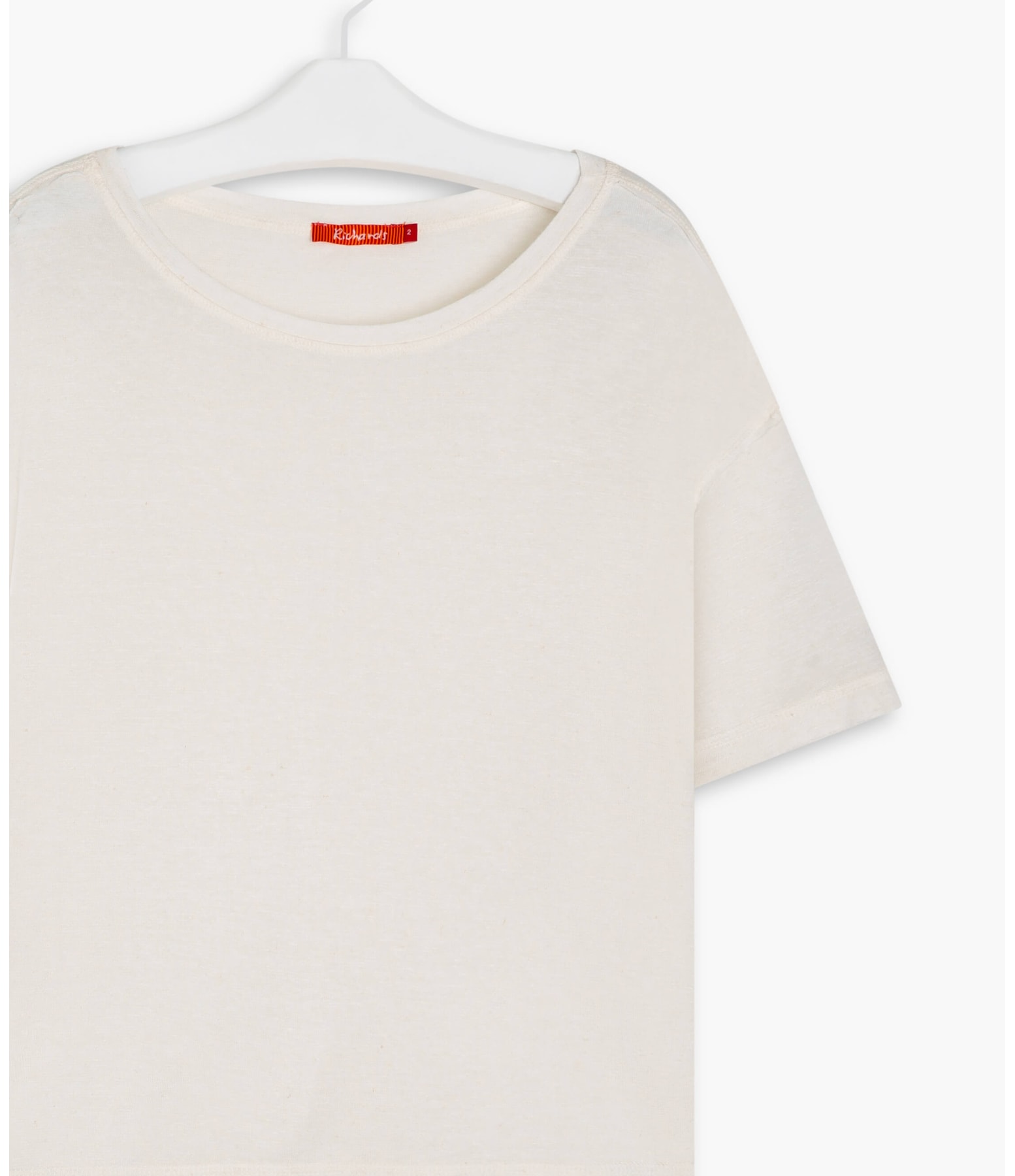 Blusa Linho  Ali  Liso Off White