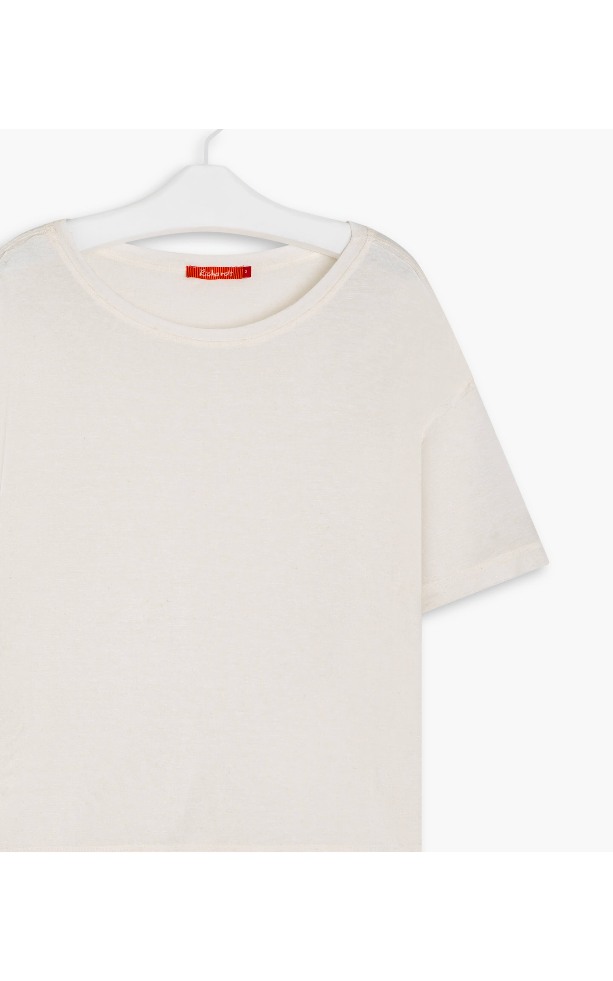 Blusa Linho  Ali  Liso Off White