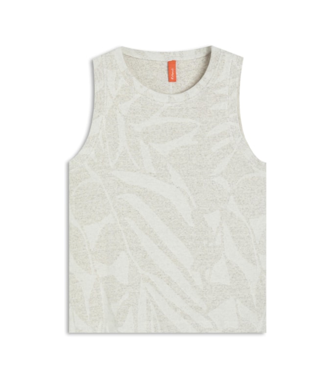 Blusa Linho  Anny Rib Jacquard Natural