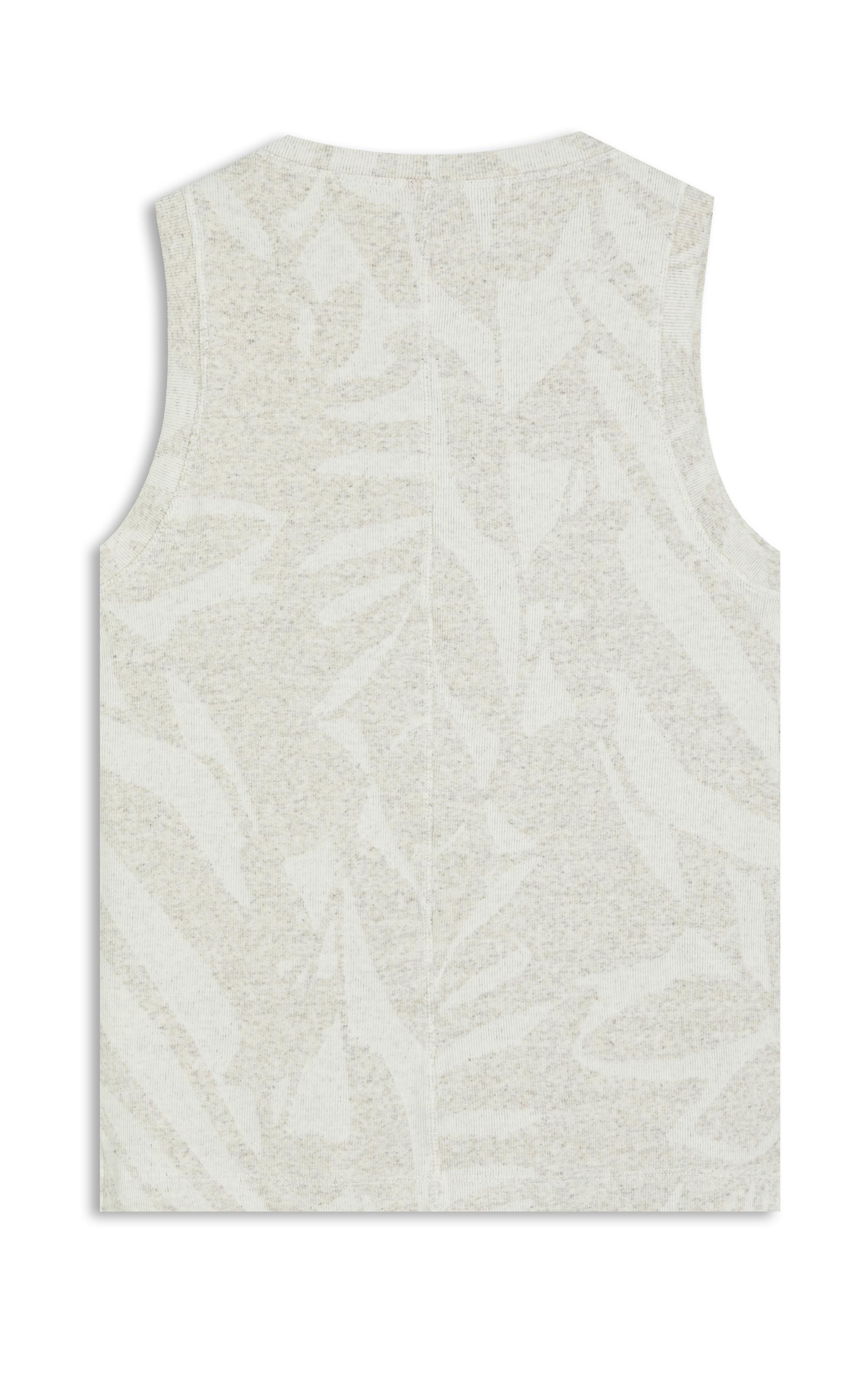 Blusa Linho  Anny Rib Jacquard Natural