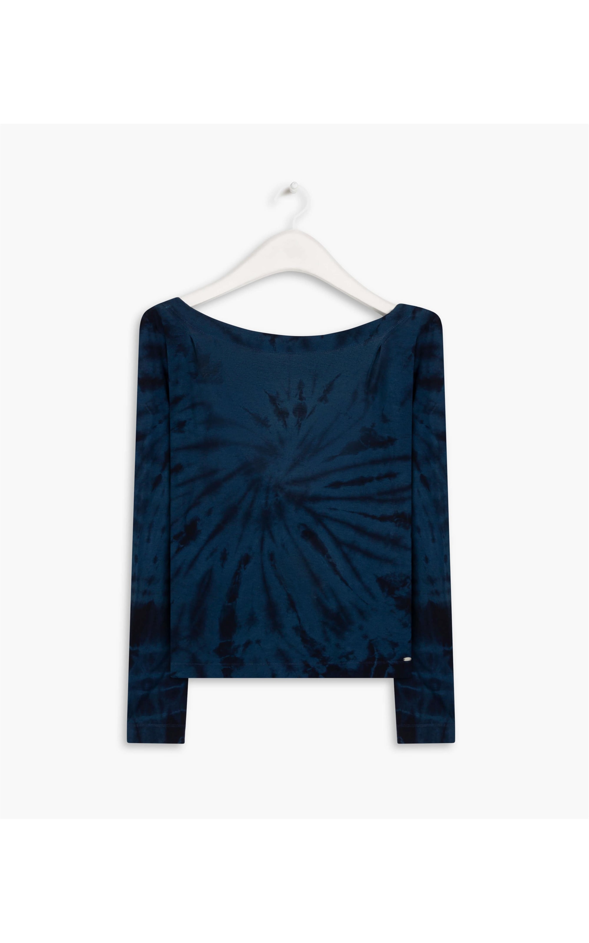 Blusa Linho  Asuka Tie Dye Dark Navy