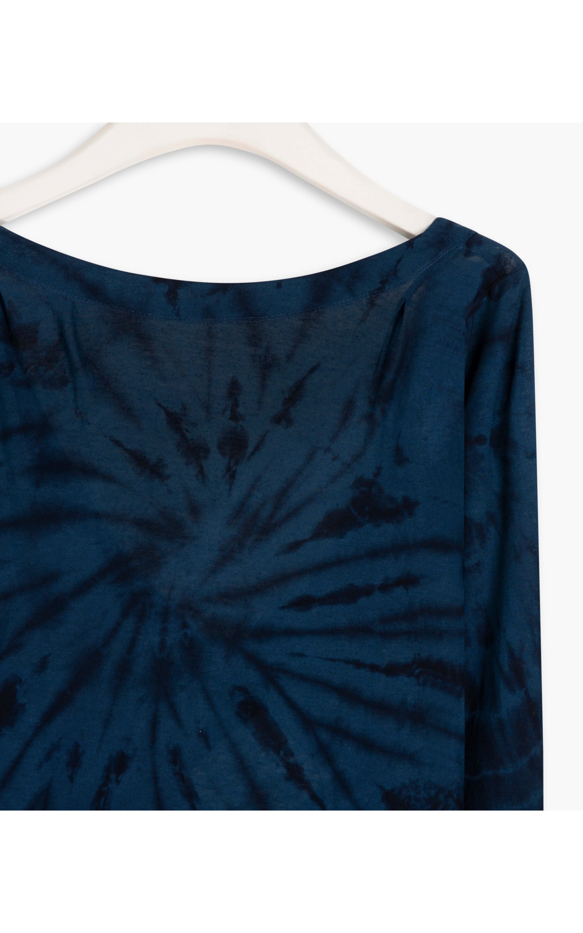 Blusa Linho  Asuka Tie Dye Dark Navy