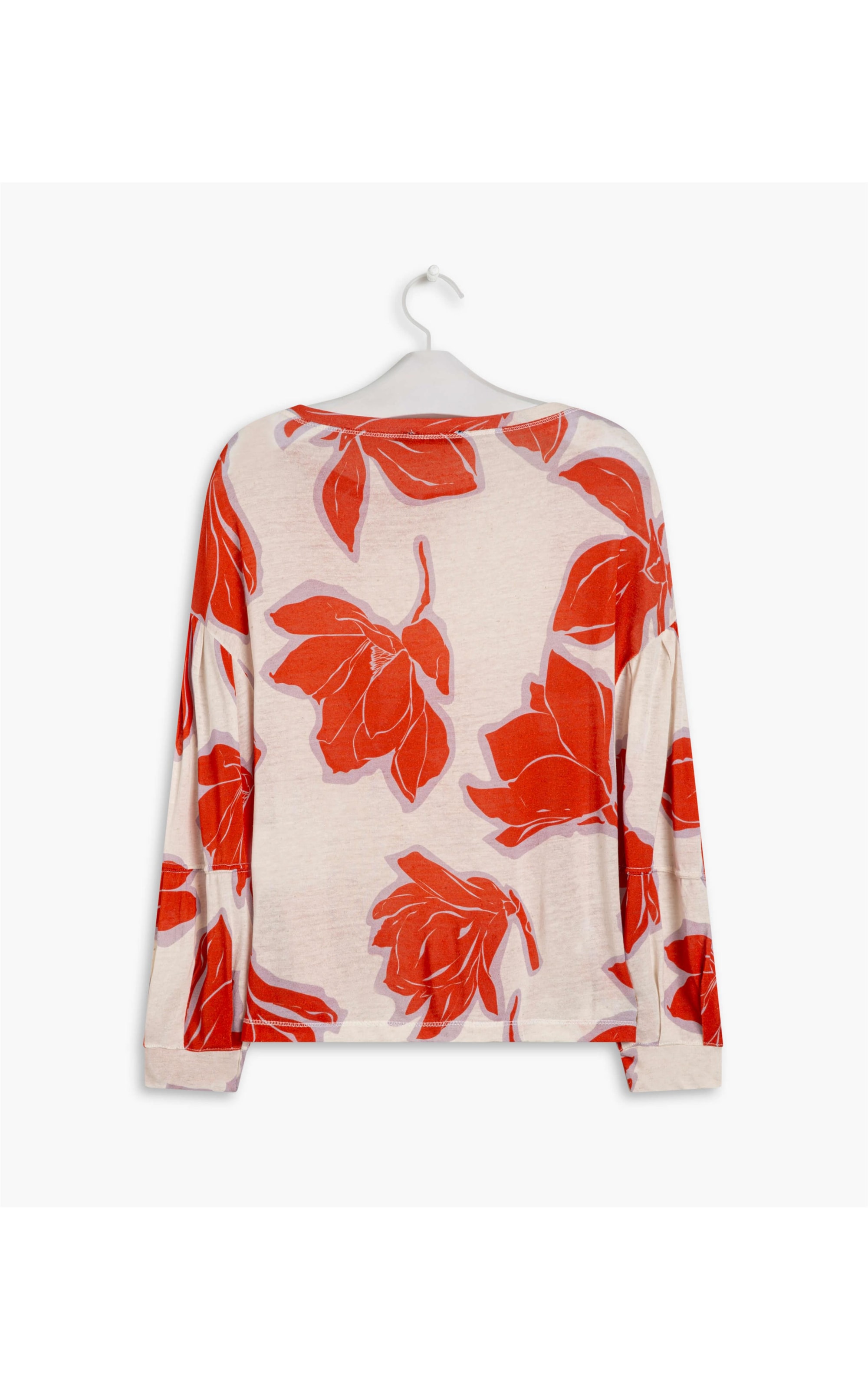 Blusa Linho  Aveiro Est Floral Natural