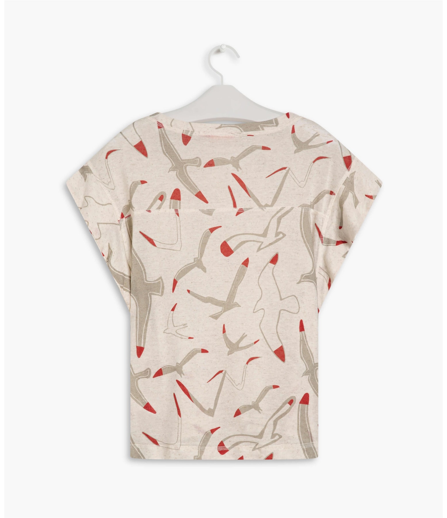 Blusa Linho  Cairo Est Gaivotas Sandy