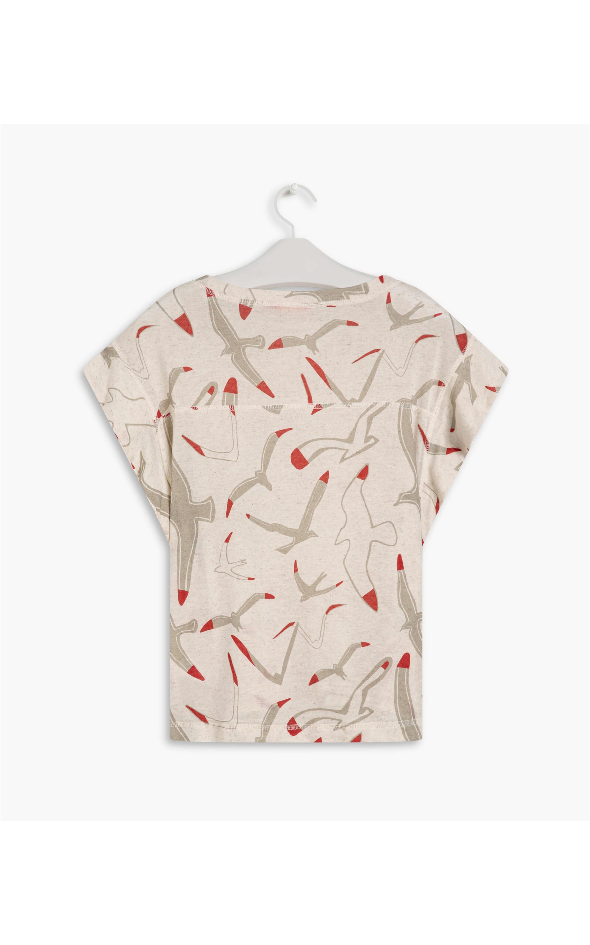 Blusa Linho  Cairo Est Gaivotas Sandy