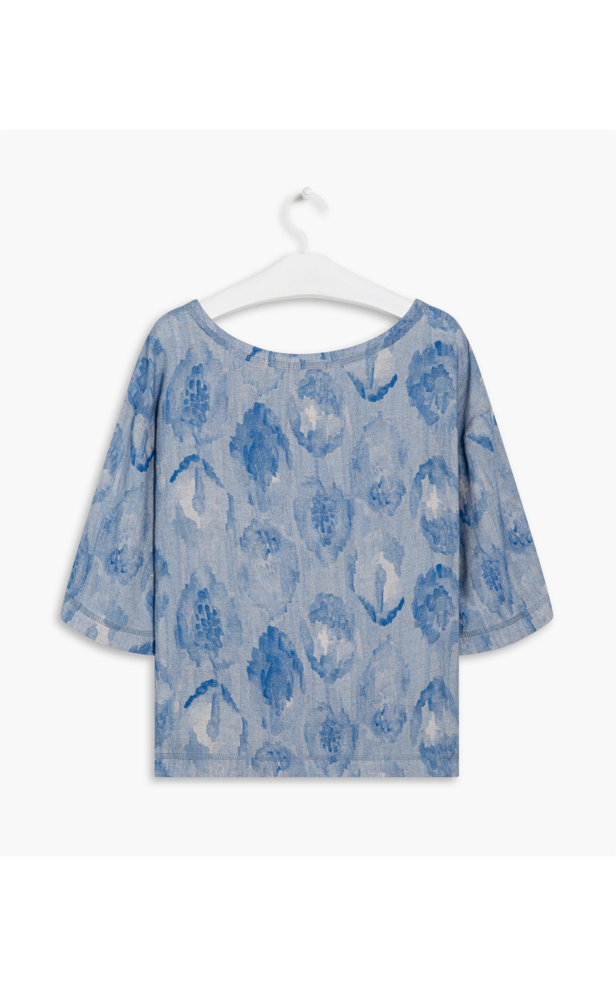 Blusa Linho  Clea Fruit Frais Hortencia