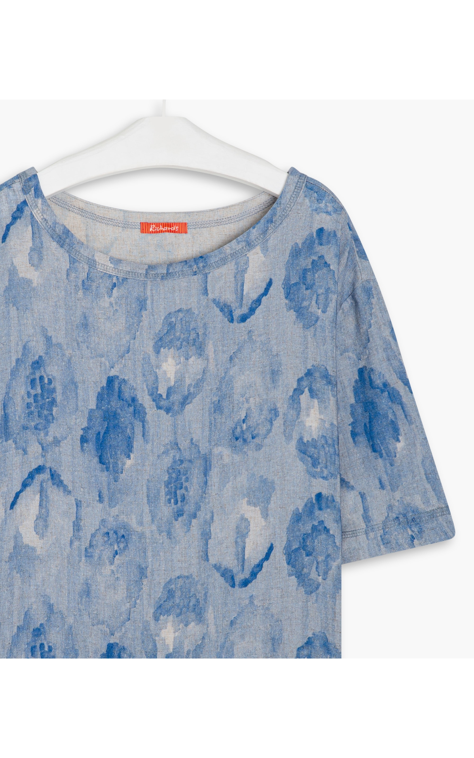 Blusa Linho  Clea Fruit Frais Hortencia