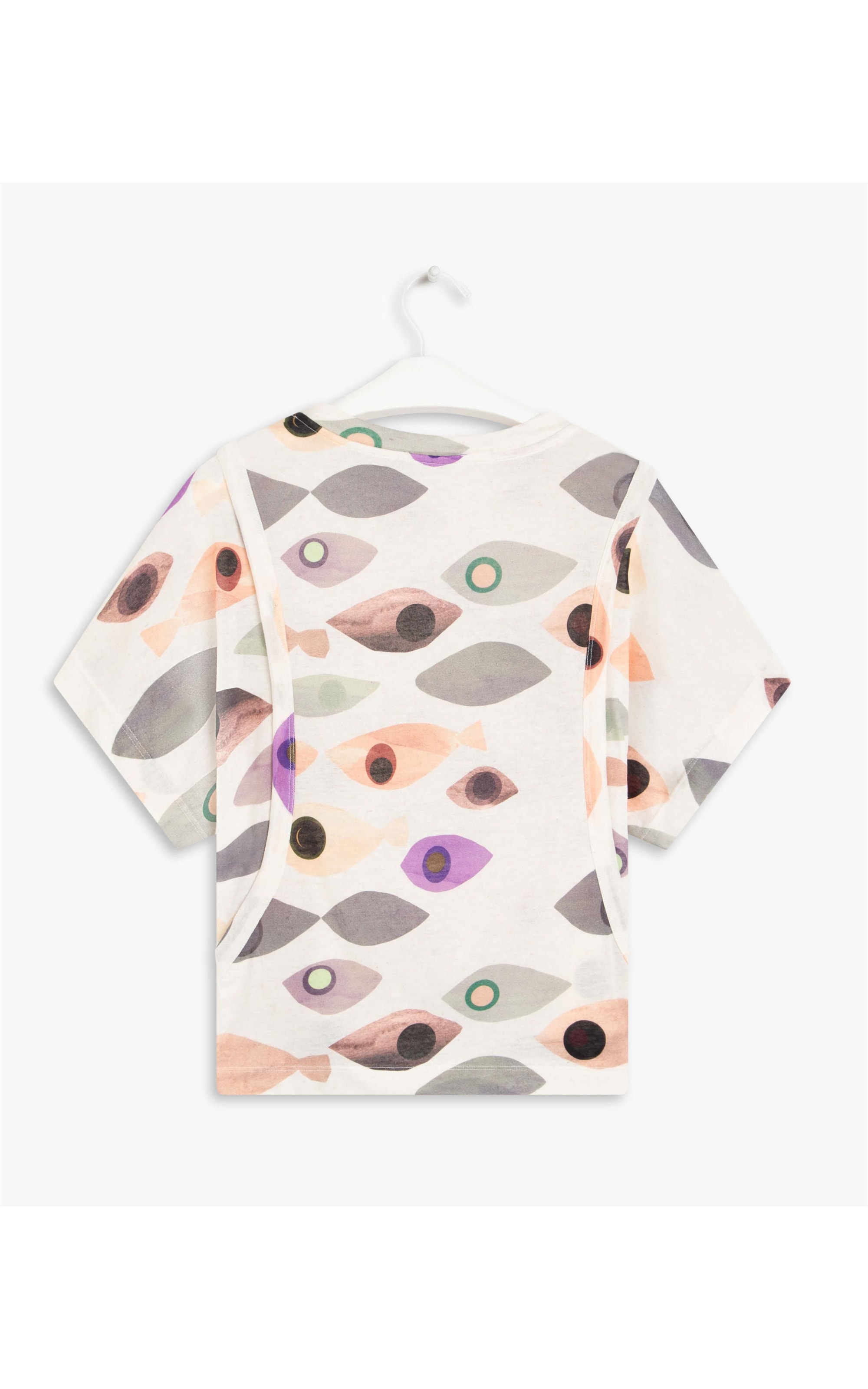 Blusa Linho  Copa Est Peixes Natural