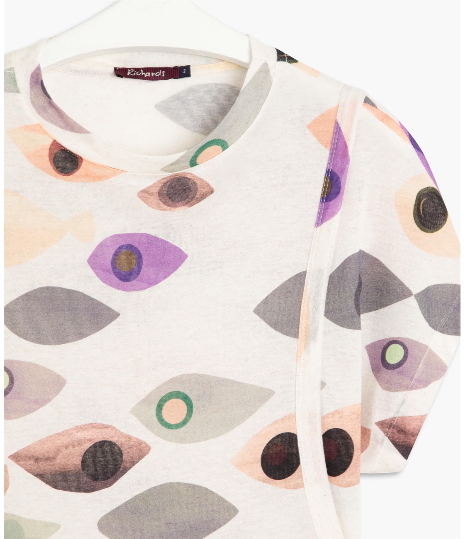 Blusa Linho  Copa Est Peixes Natural