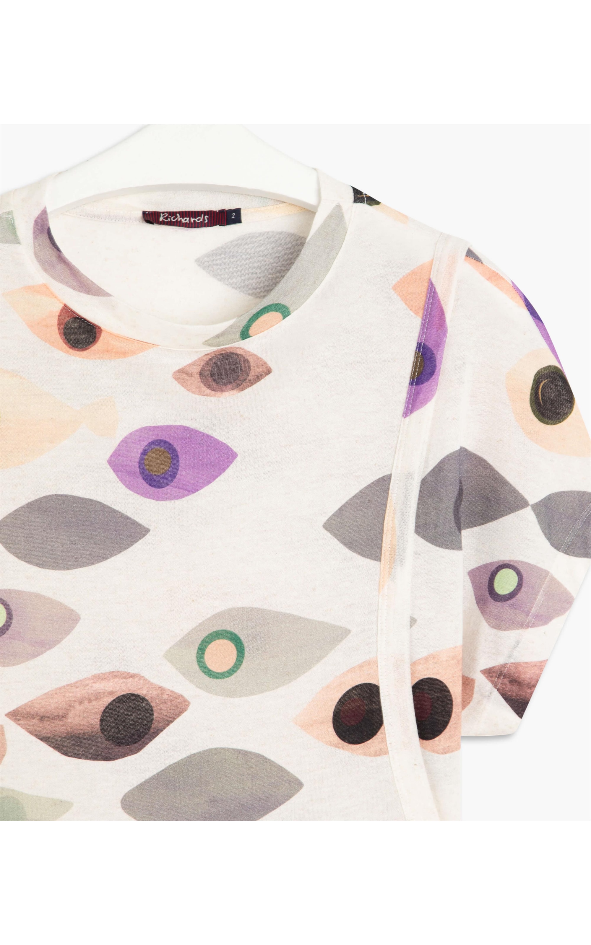 Blusa Linho  Copa Est Peixes Natural