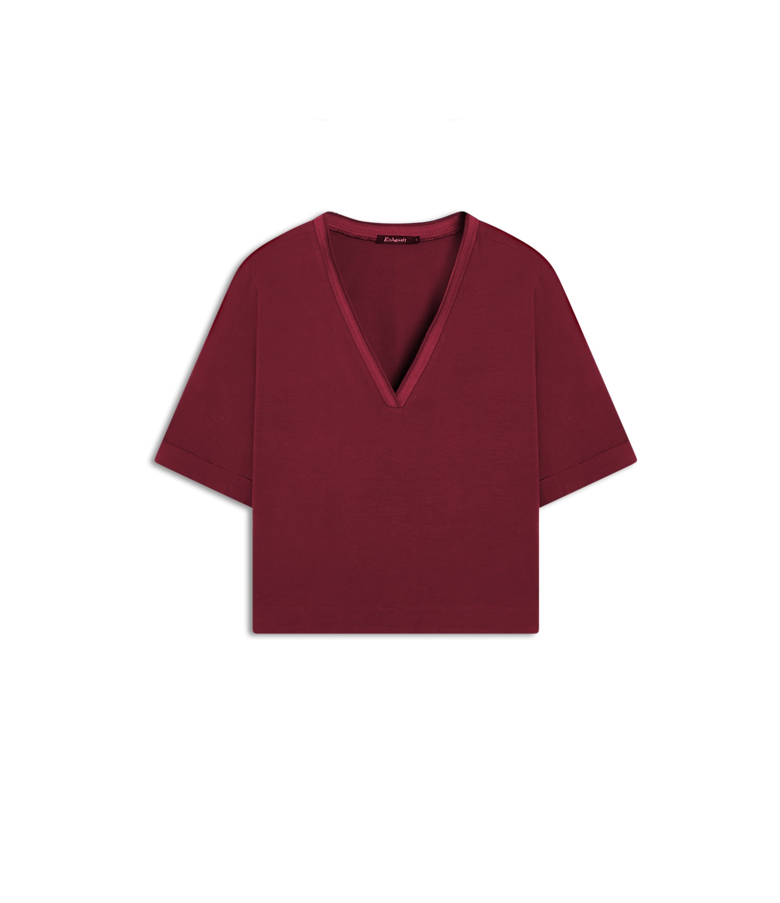 Blusa Linho  Domi Bordeaux