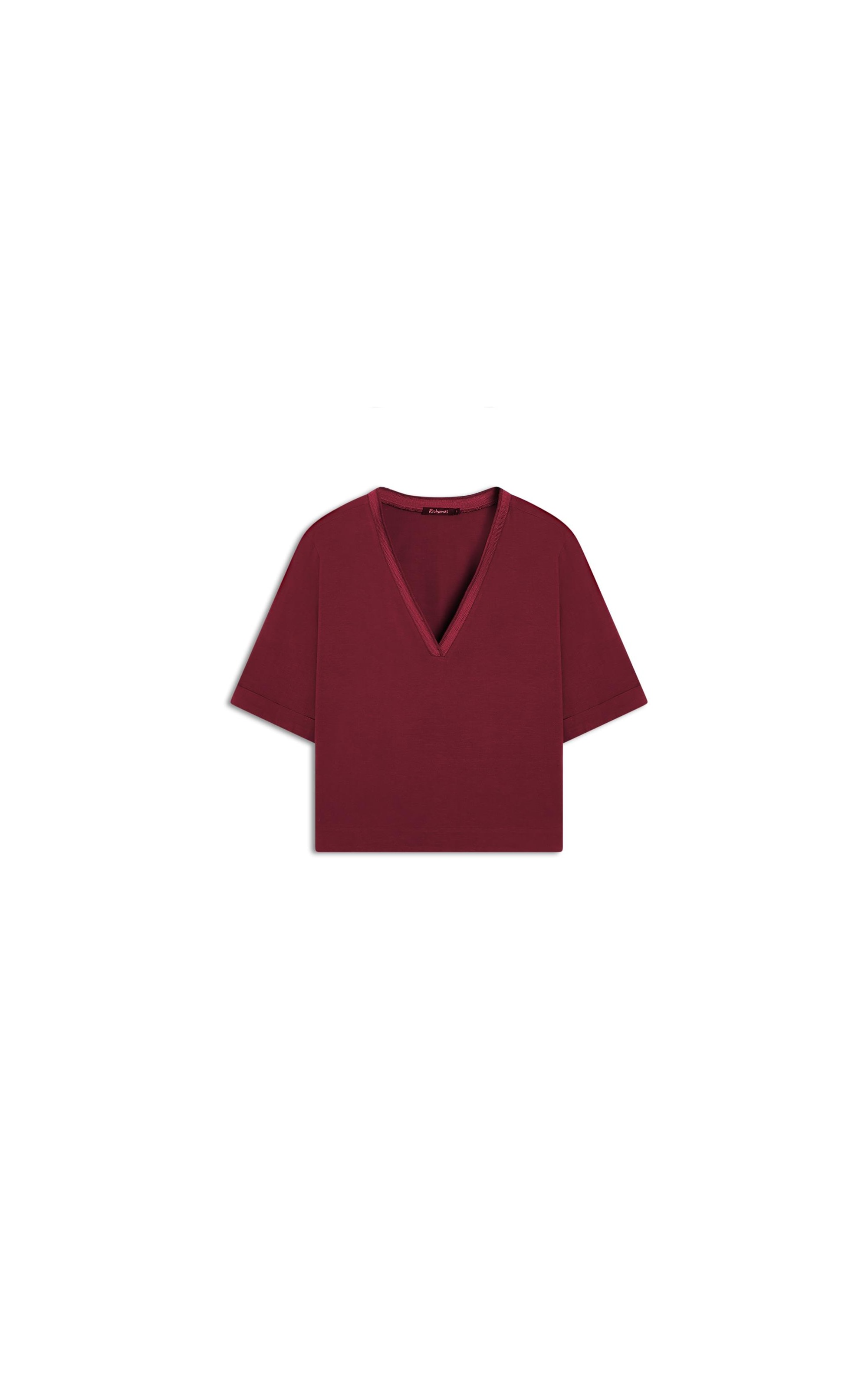 Blusa Linho  Domi Bordeaux