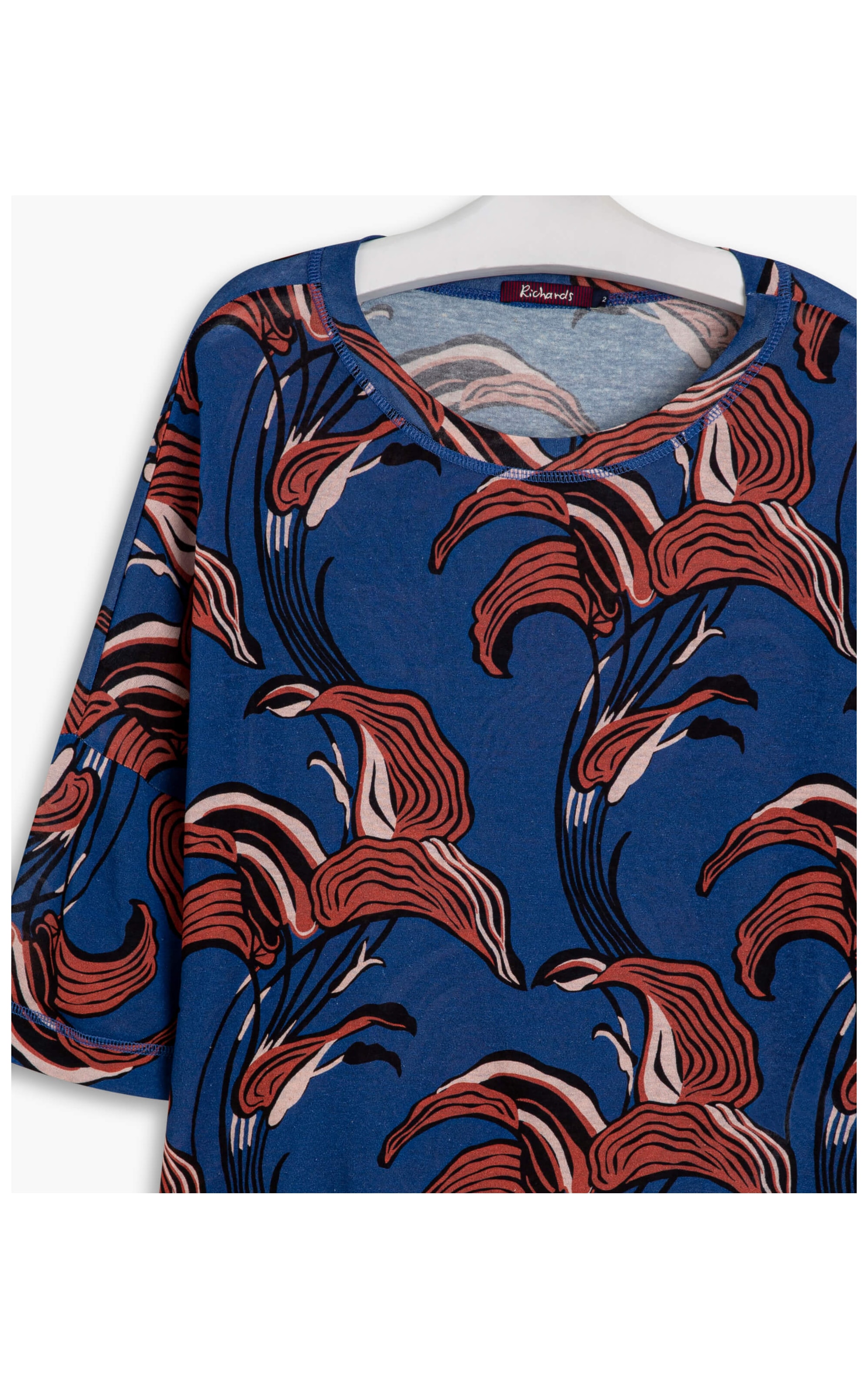 Blusa Linho  Elah Est Whoa Royal