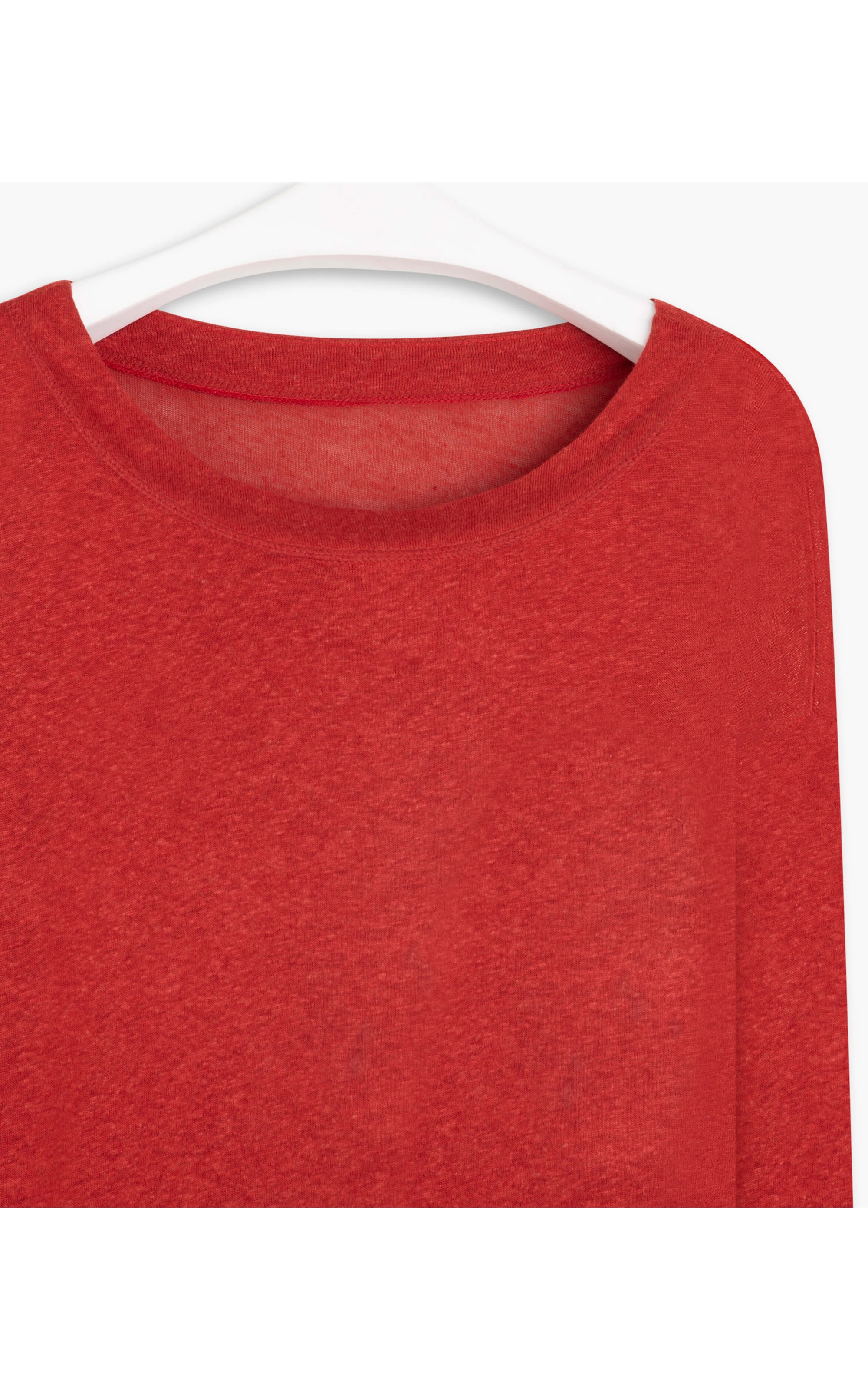 Blusa Linho  Eva  Liso Terra