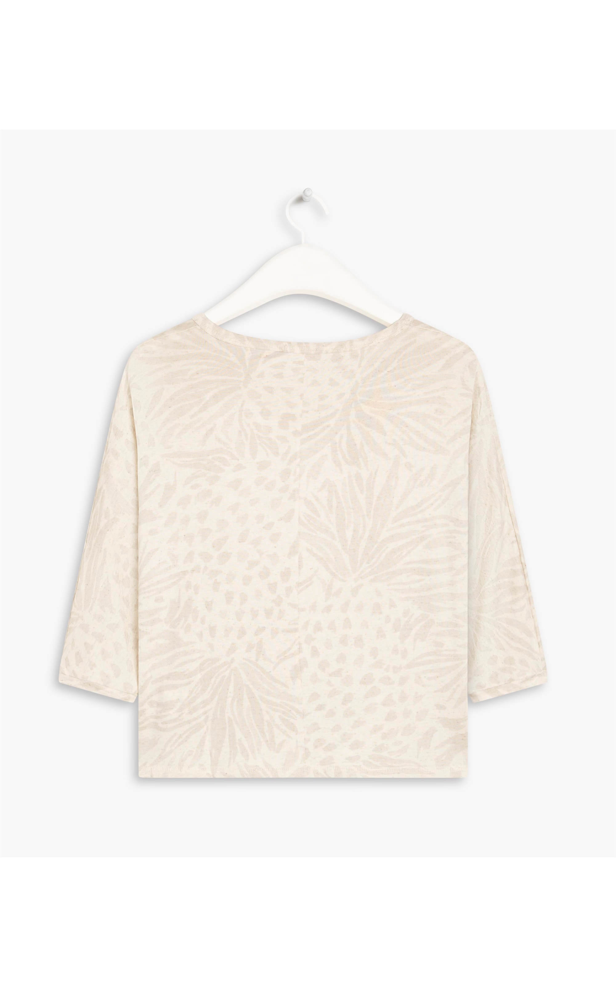 Blusa Linho  Fiorella Est.Abacaxi Sandy