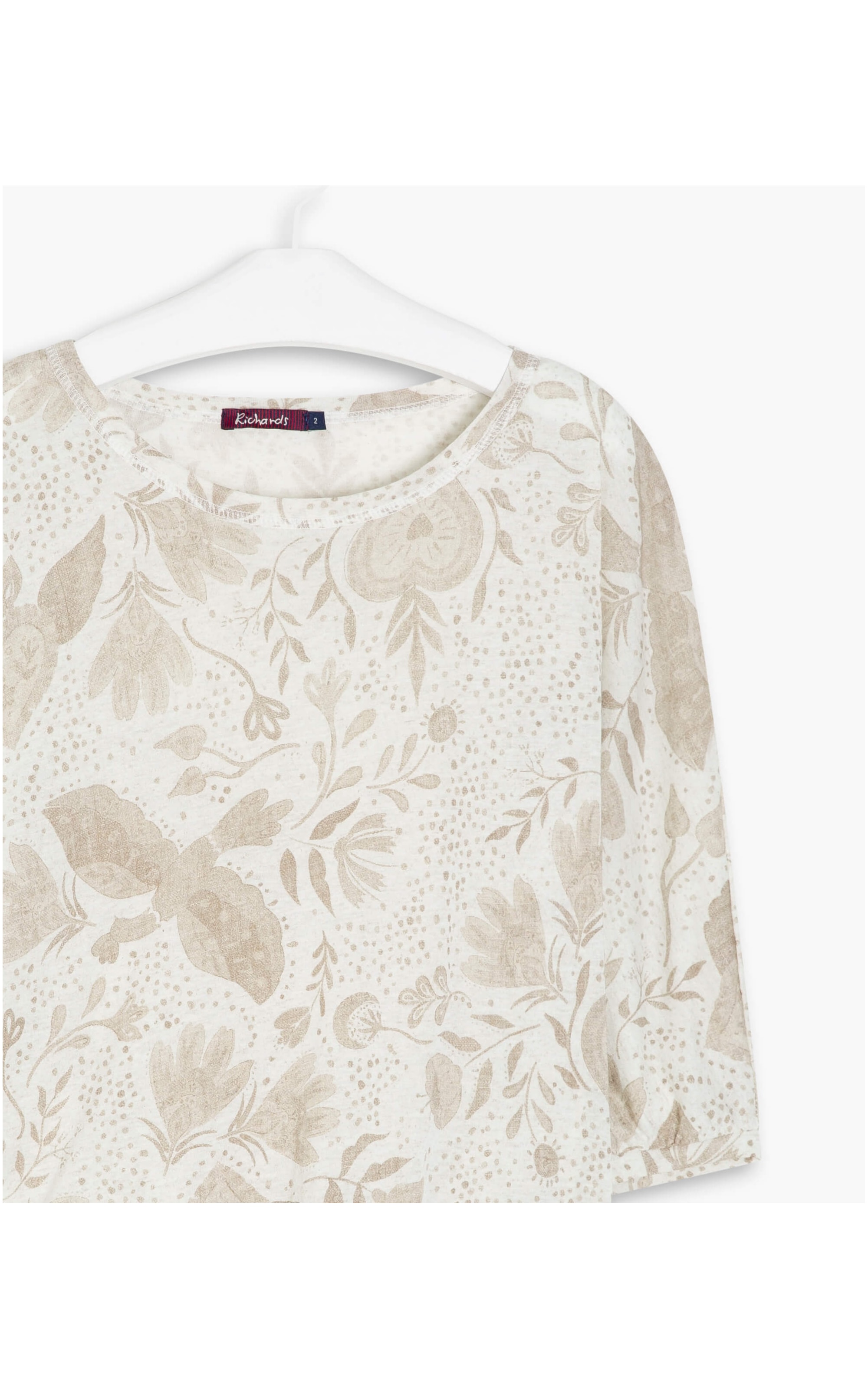 Blusa Linho  Fiorella Estampa Corazon Sandy