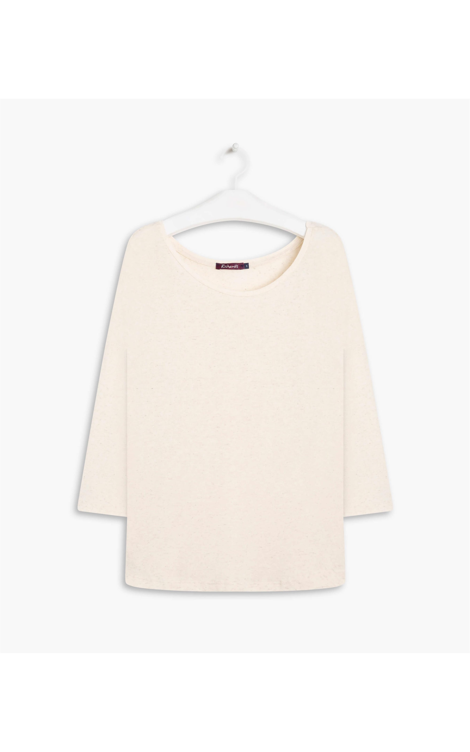 Blusa Linho  Francis  Liso Natural