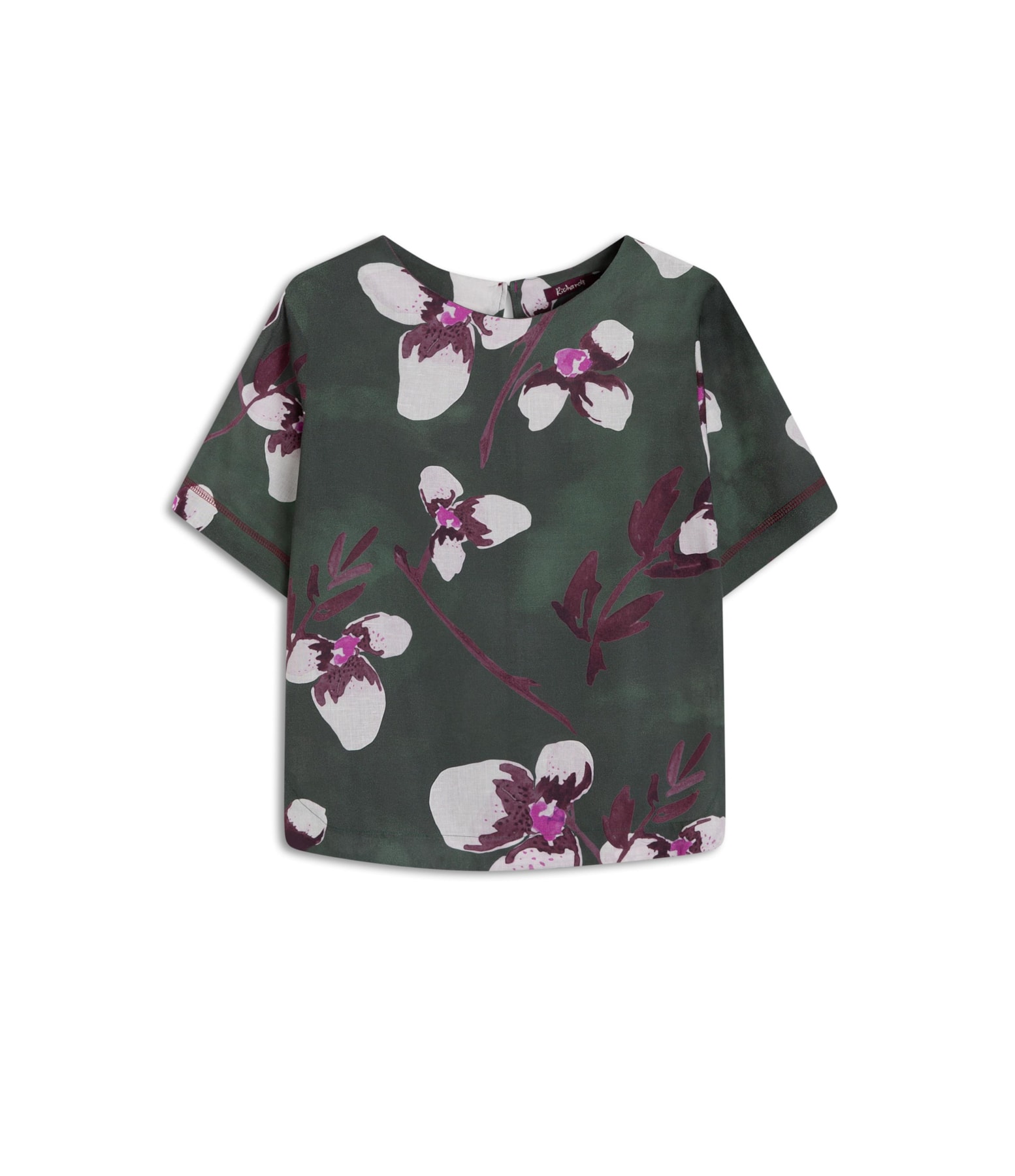 Blusa Linho  Gaia Orquidea Verde