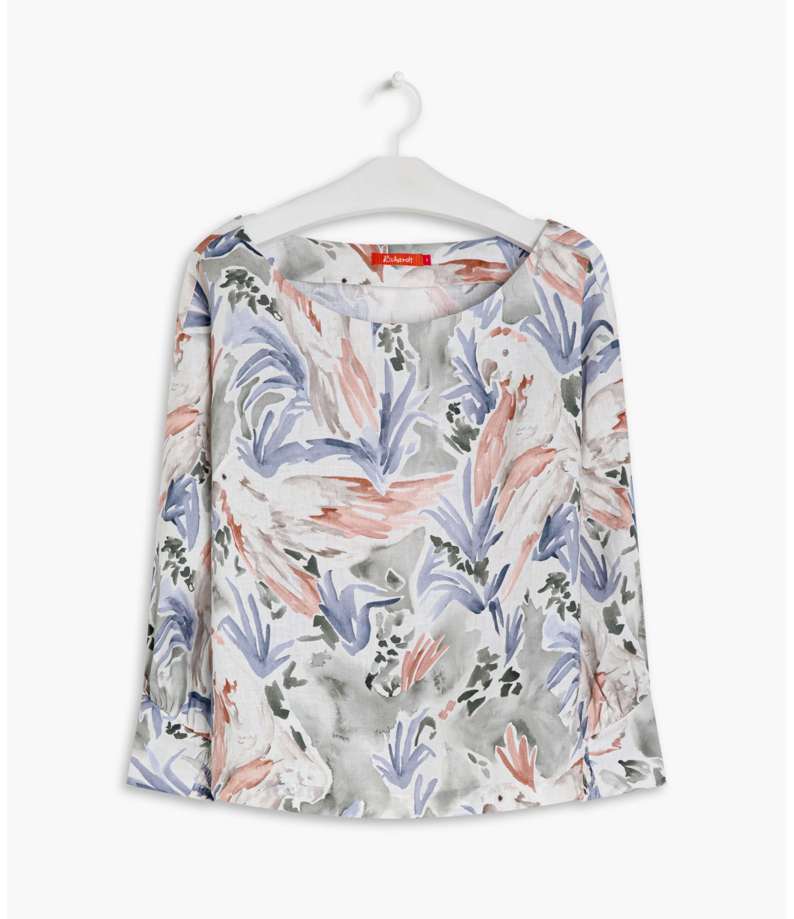 Blusa Linho  Gianna Araras Verde Army