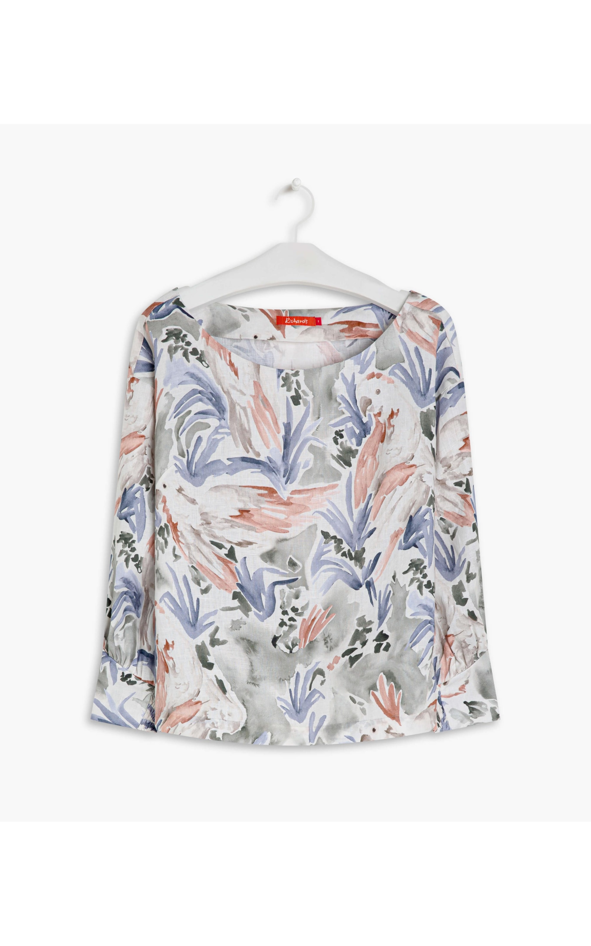 Blusa Linho  Gianna Araras Verde Army