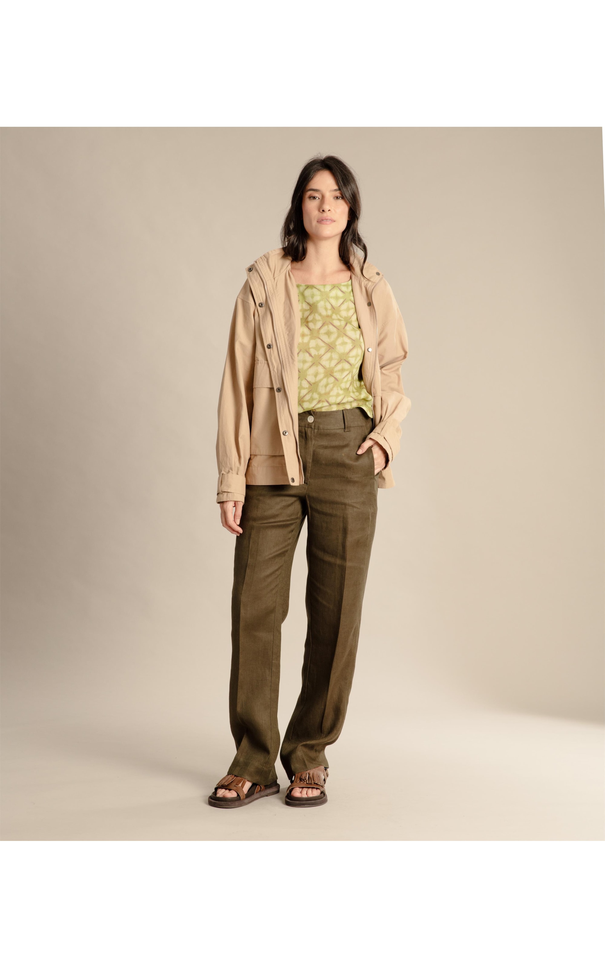 Blusa Linho Gianna Shibori  Bamboo