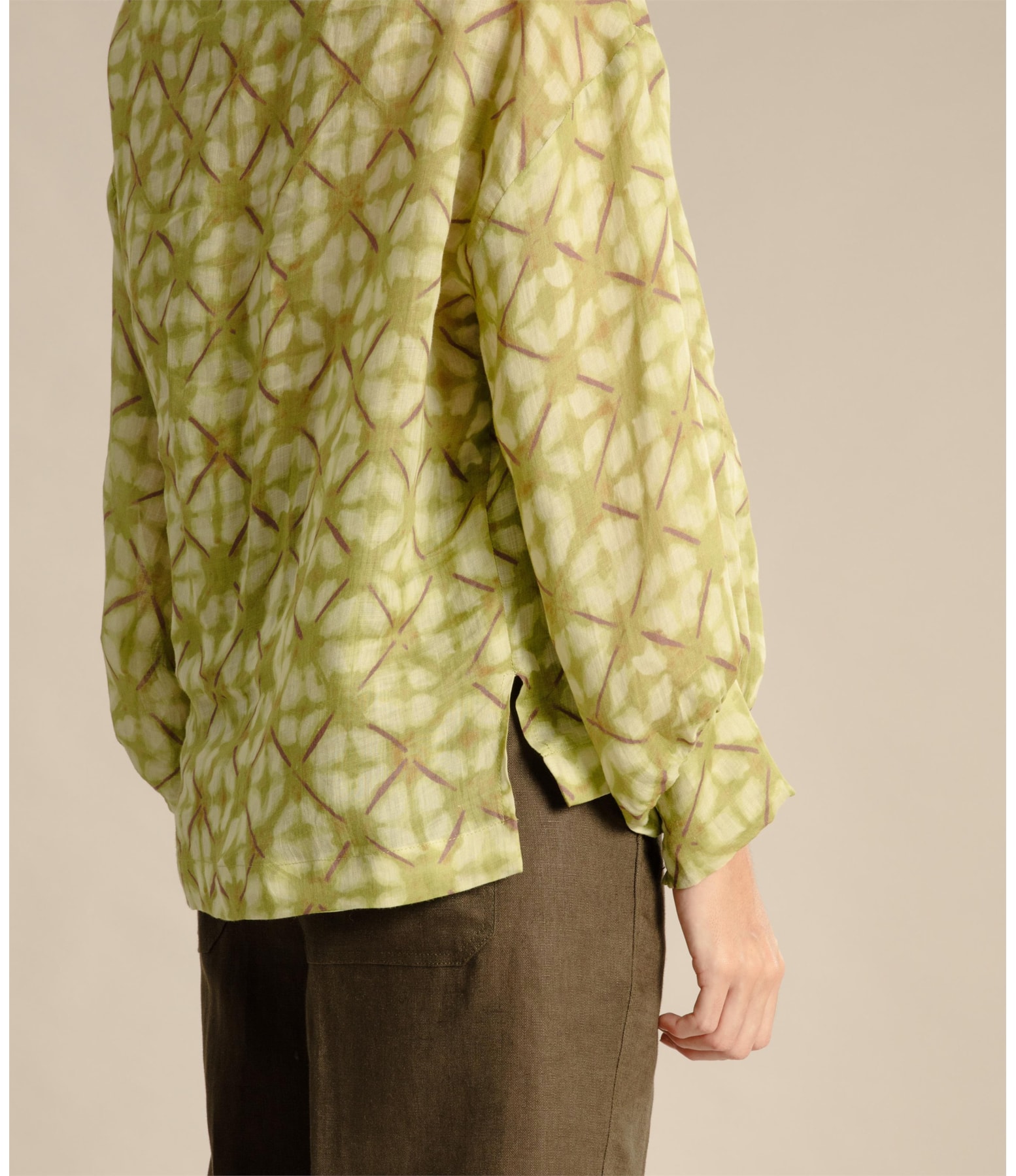 Blusa Linho Gianna Shibori  Bamboo