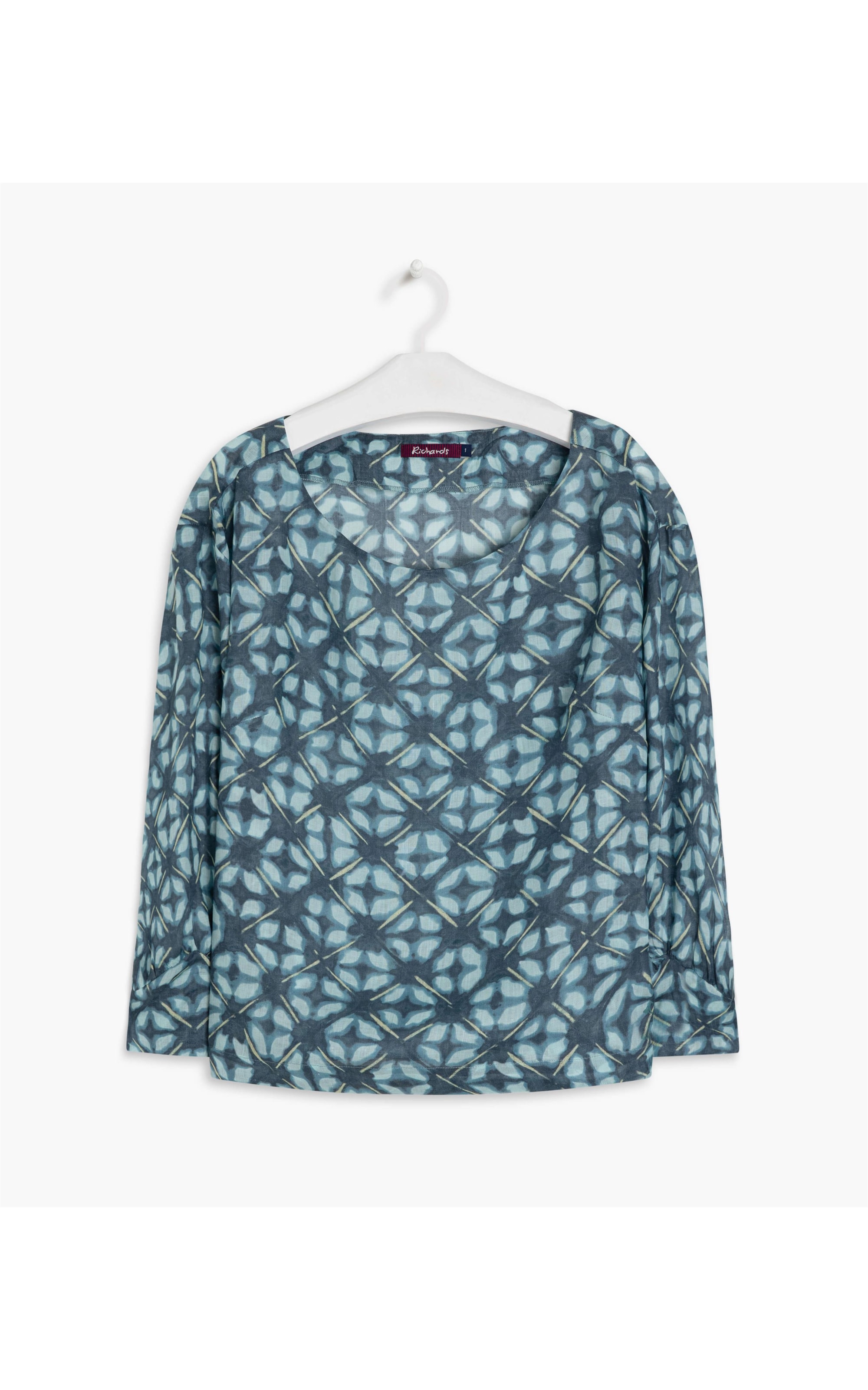 Blusa Linho Gianna Shibori Verde