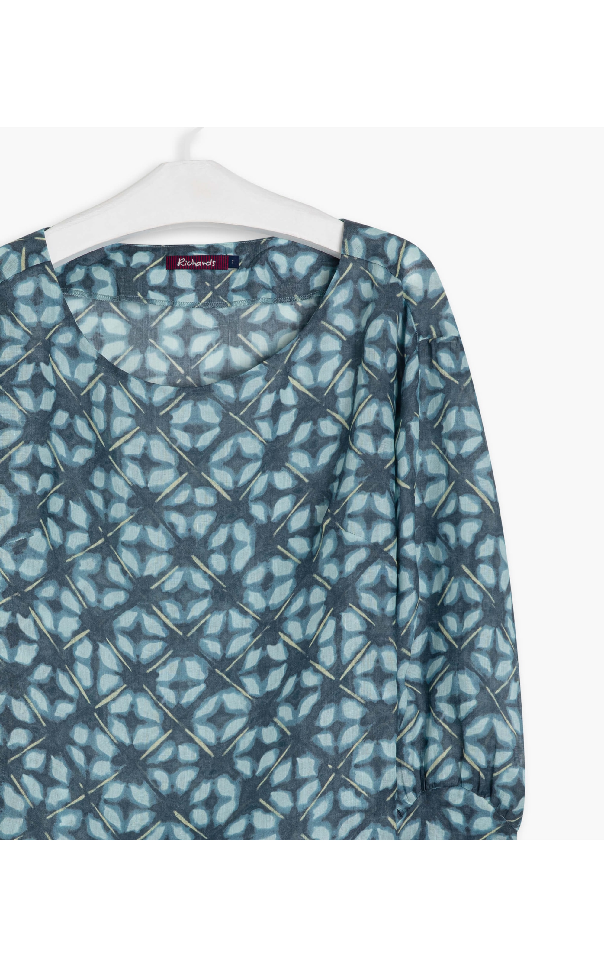 Blusa Linho Gianna Shibori Verde