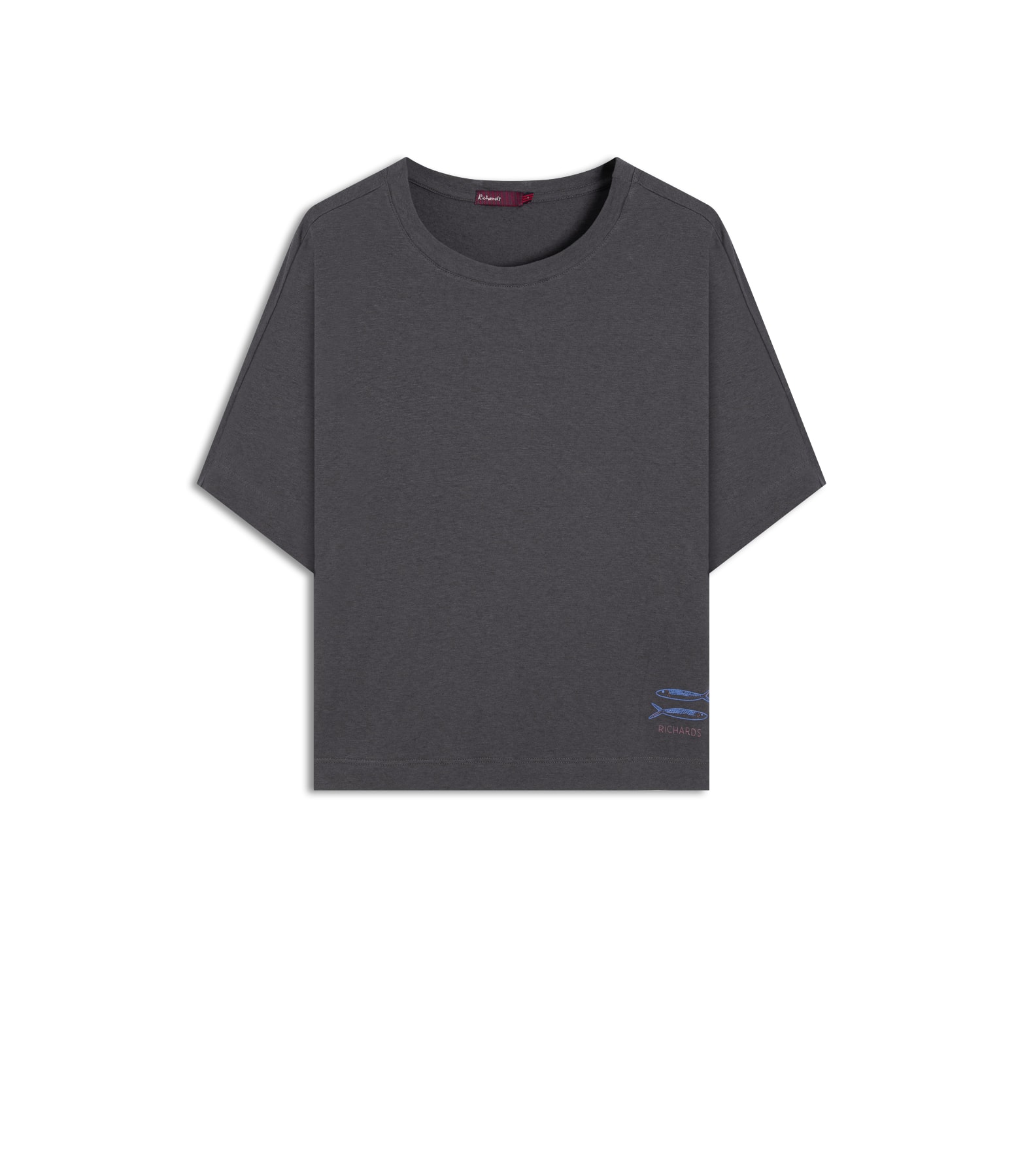 Blusa Linho  Hera Cinza Azulado