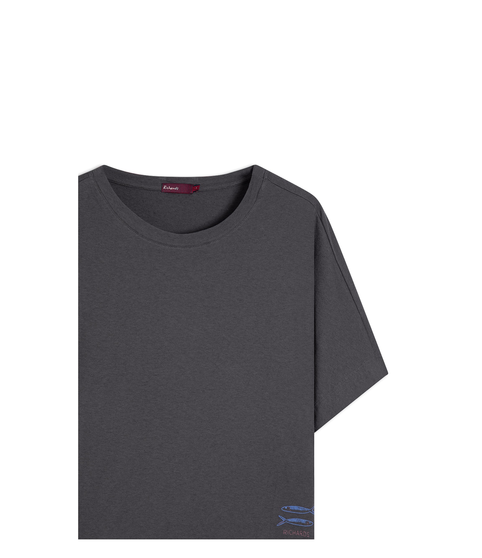 Blusa Linho  Hera Cinza Azulado