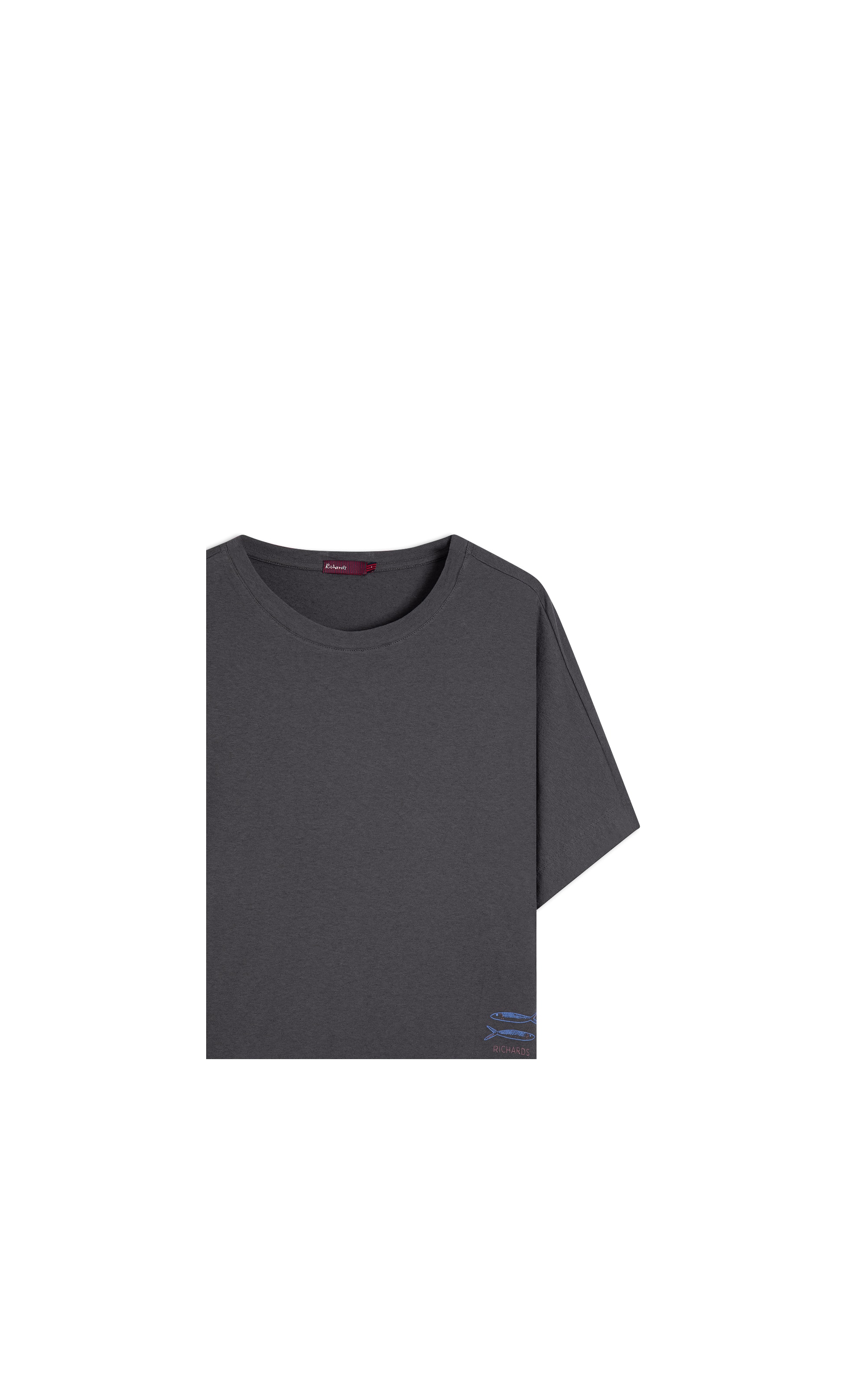Blusa Linho  Hera Cinza Azulado