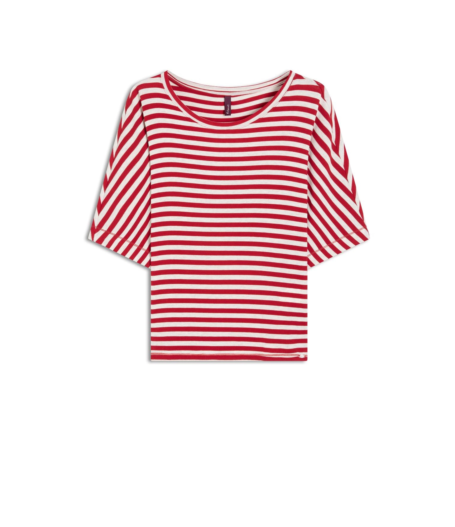 Blusa Linho  Hera Listrada Vermelho