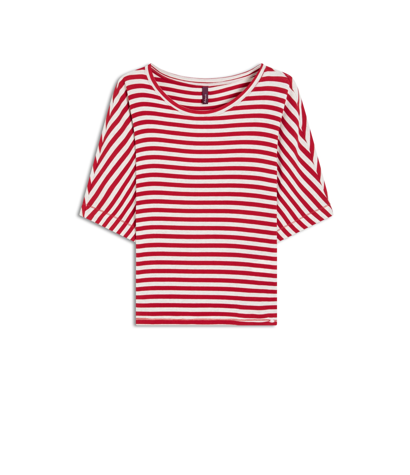 Blusa Linho  Hera Listrada Vermelho
