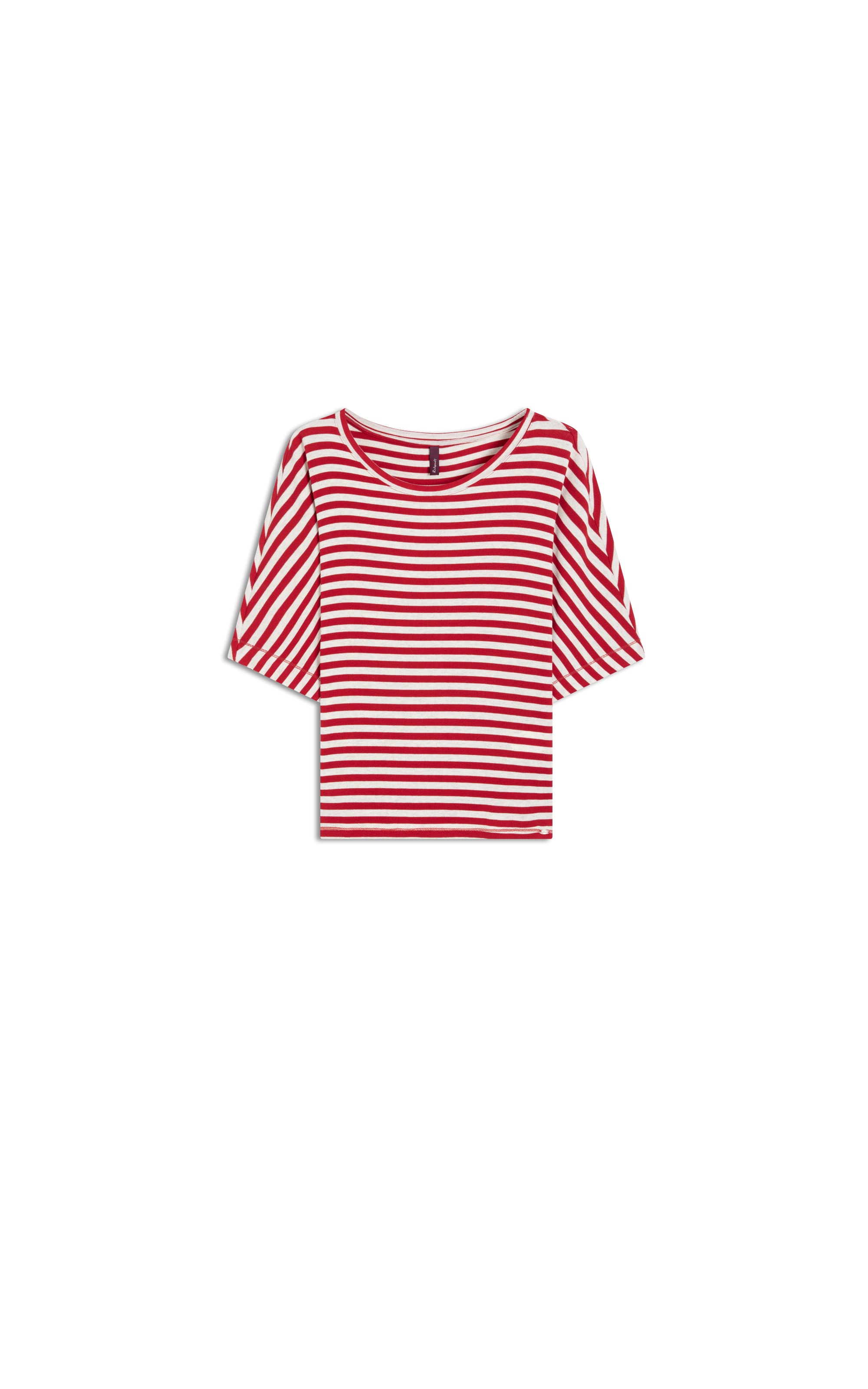 Blusa Linho  Hera Listrada Vermelho