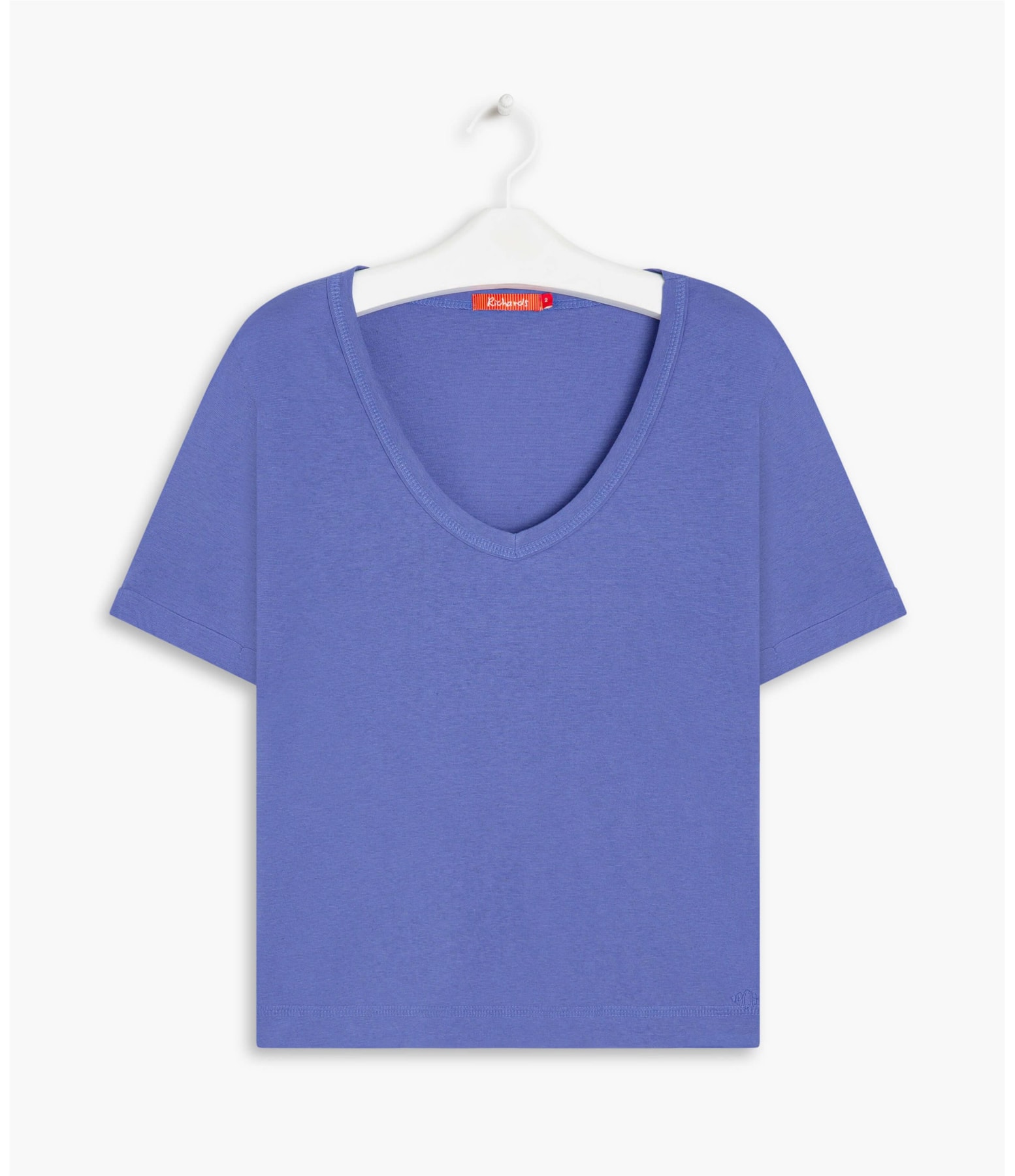 Blusa Linho  Iris  Liso Azul Bic